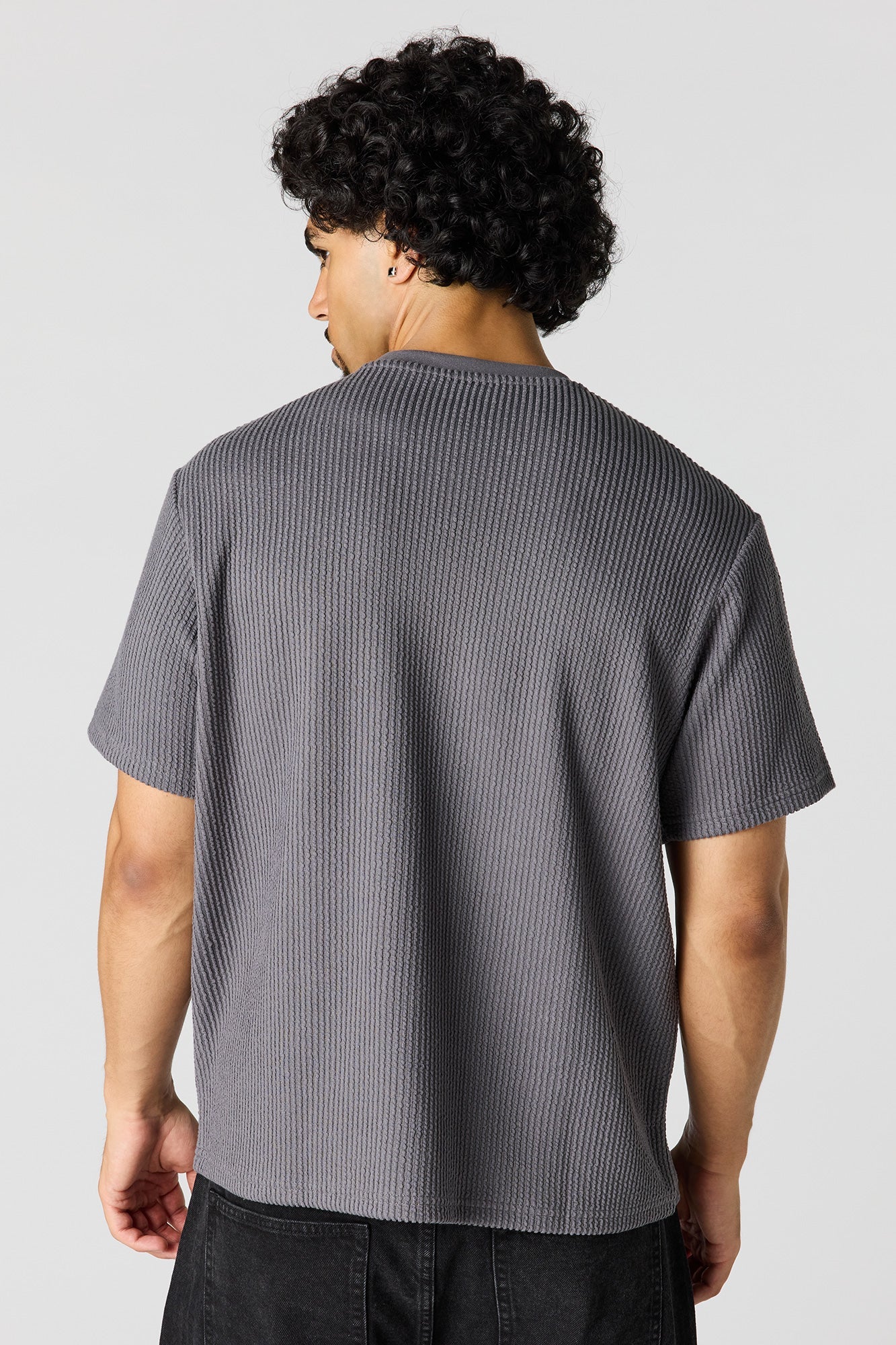 Textured Patch T-Shirt