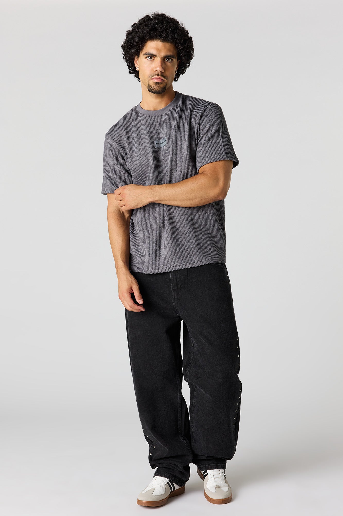 Textured Patch T-Shirt