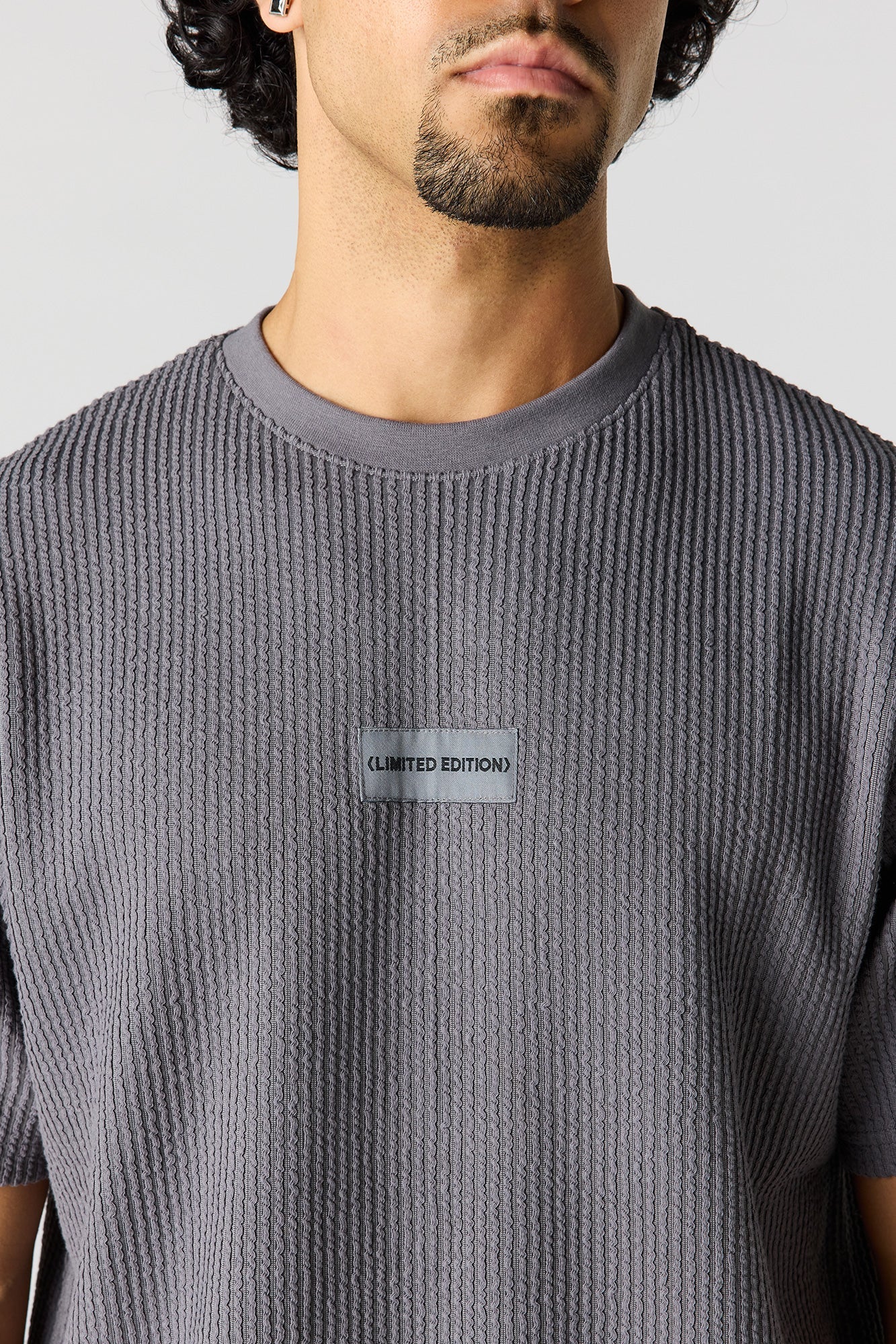 Textured Patch T-Shirt