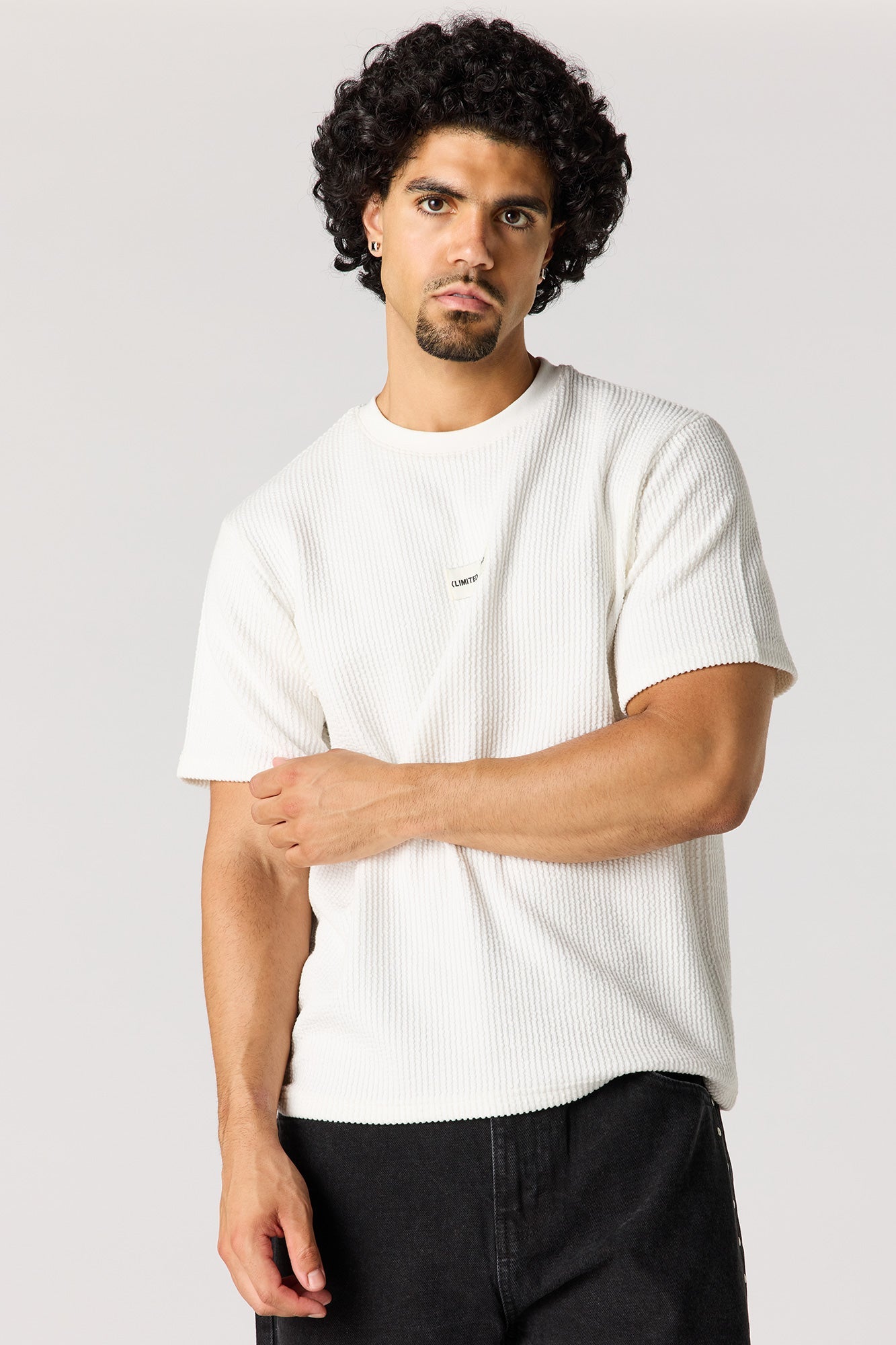 Textured Patch T-Shirt