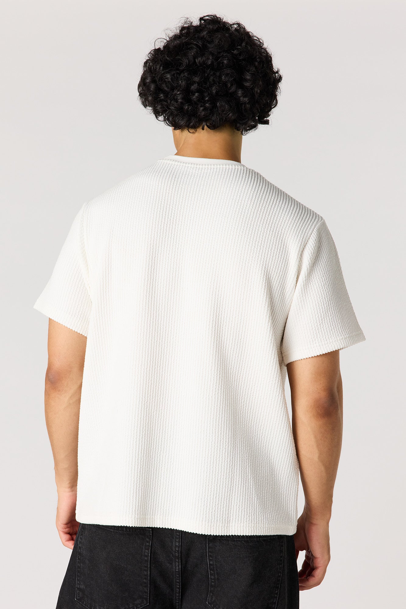 Textured Patch T-Shirt