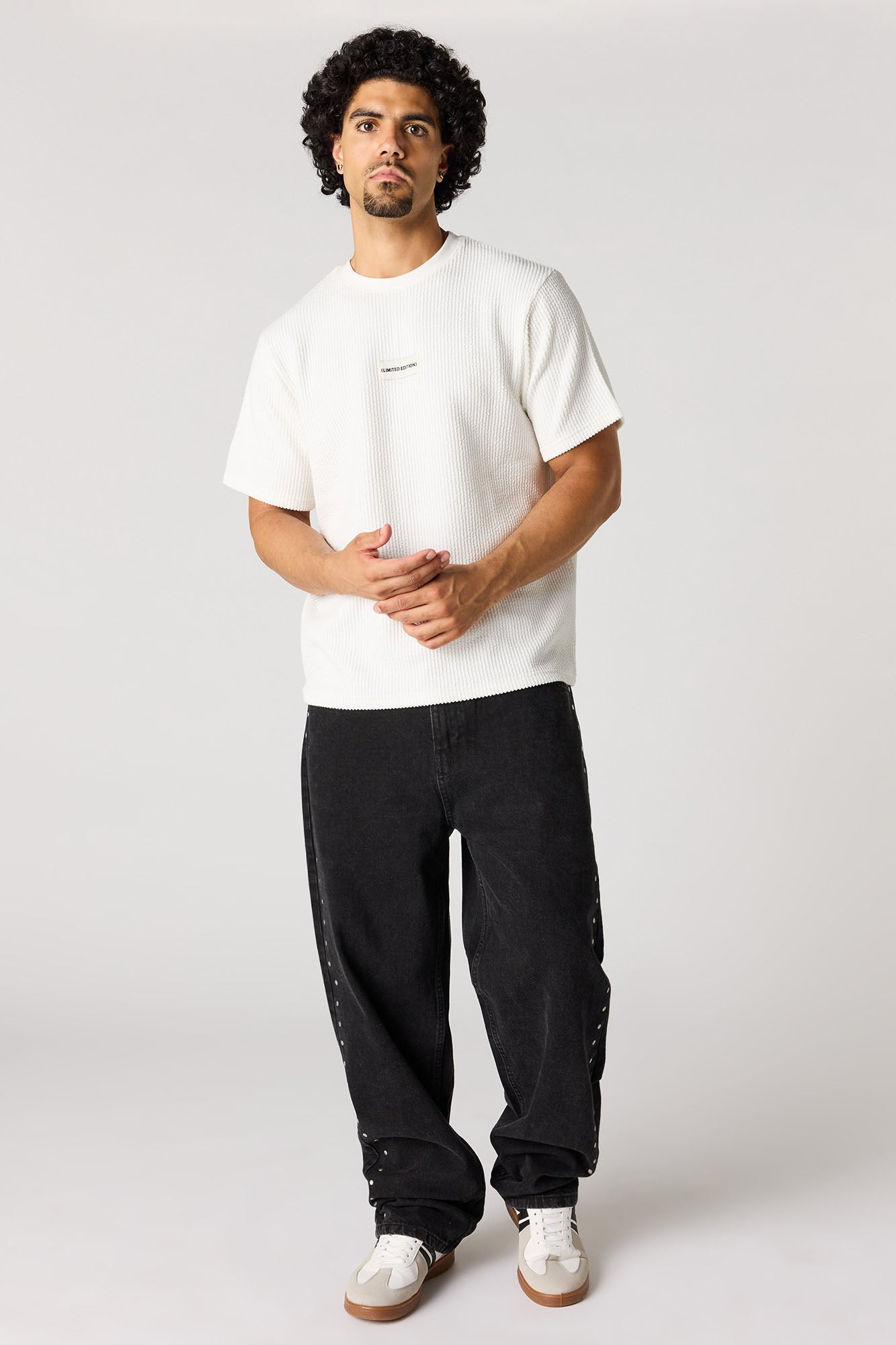 Textured Patch T-Shirt