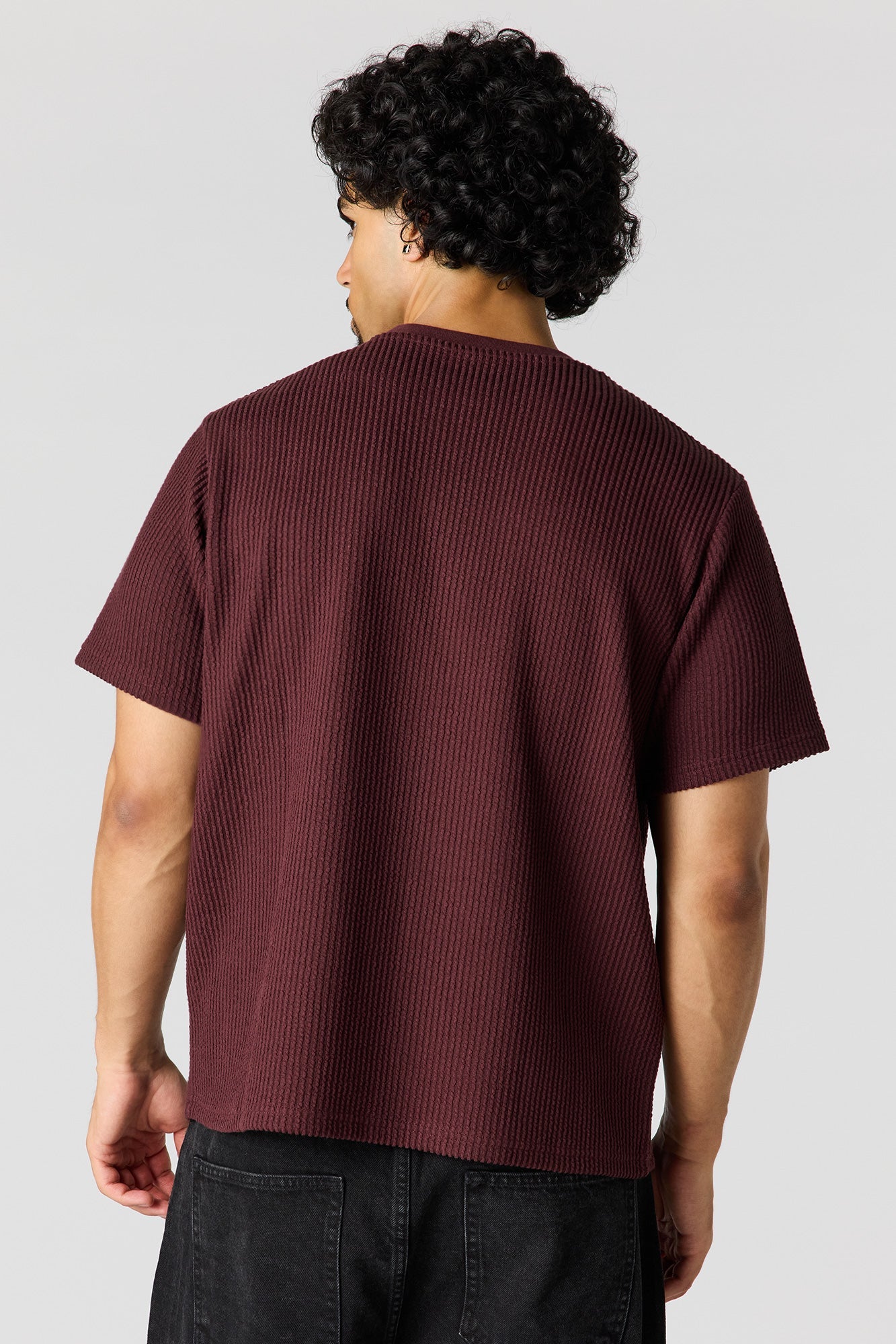Textured Patch T-Shirt