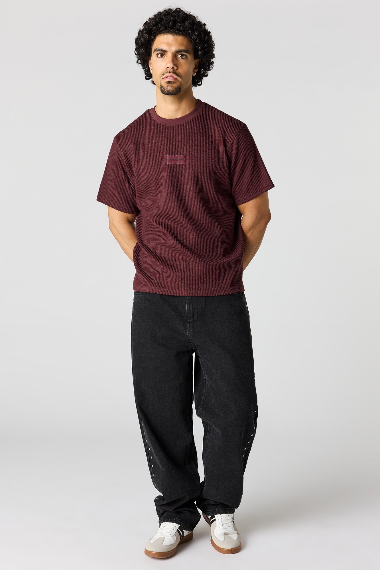 Textured Patch T-Shirt
