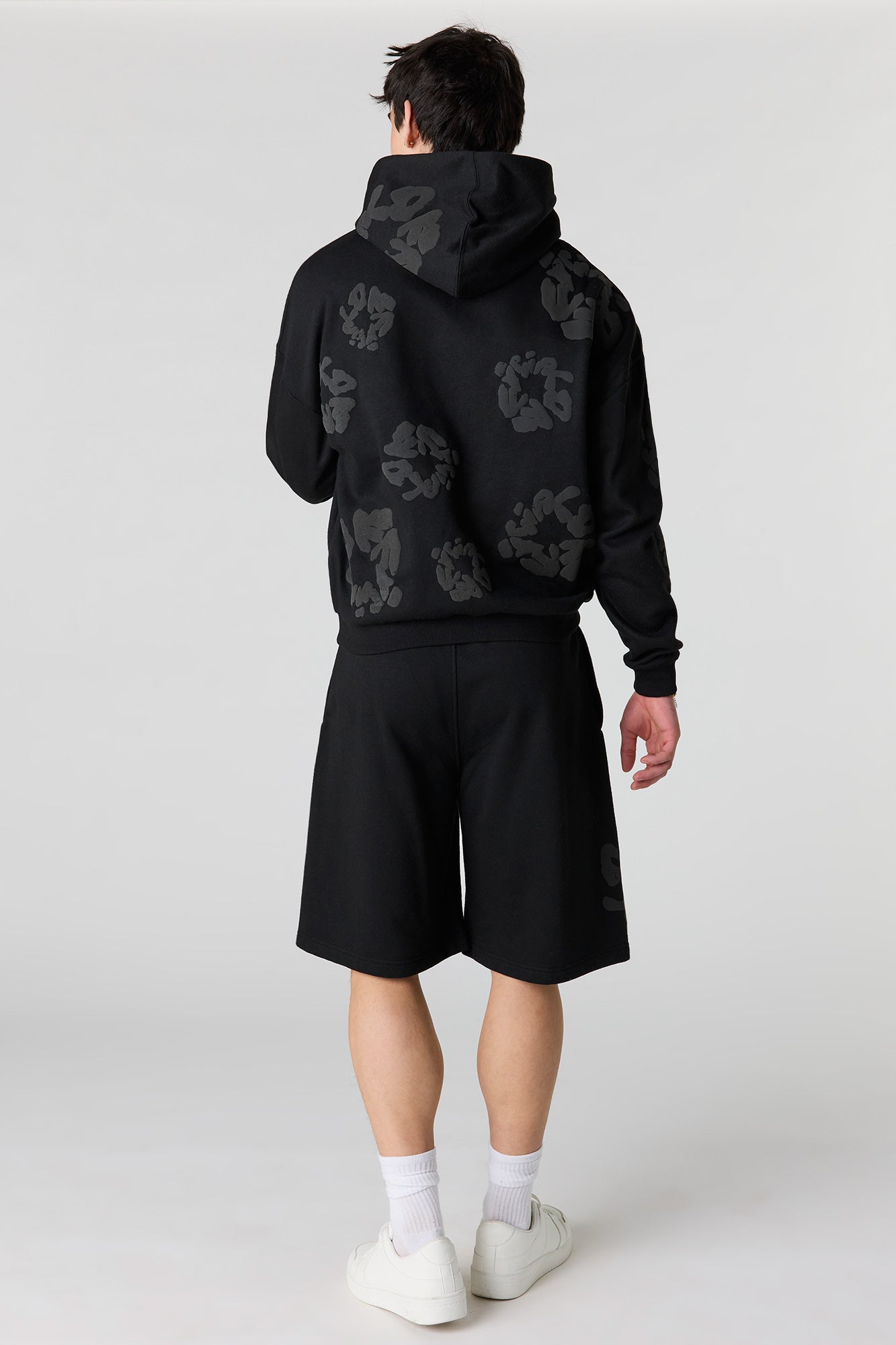 Puff Print Baggy Fleece Short