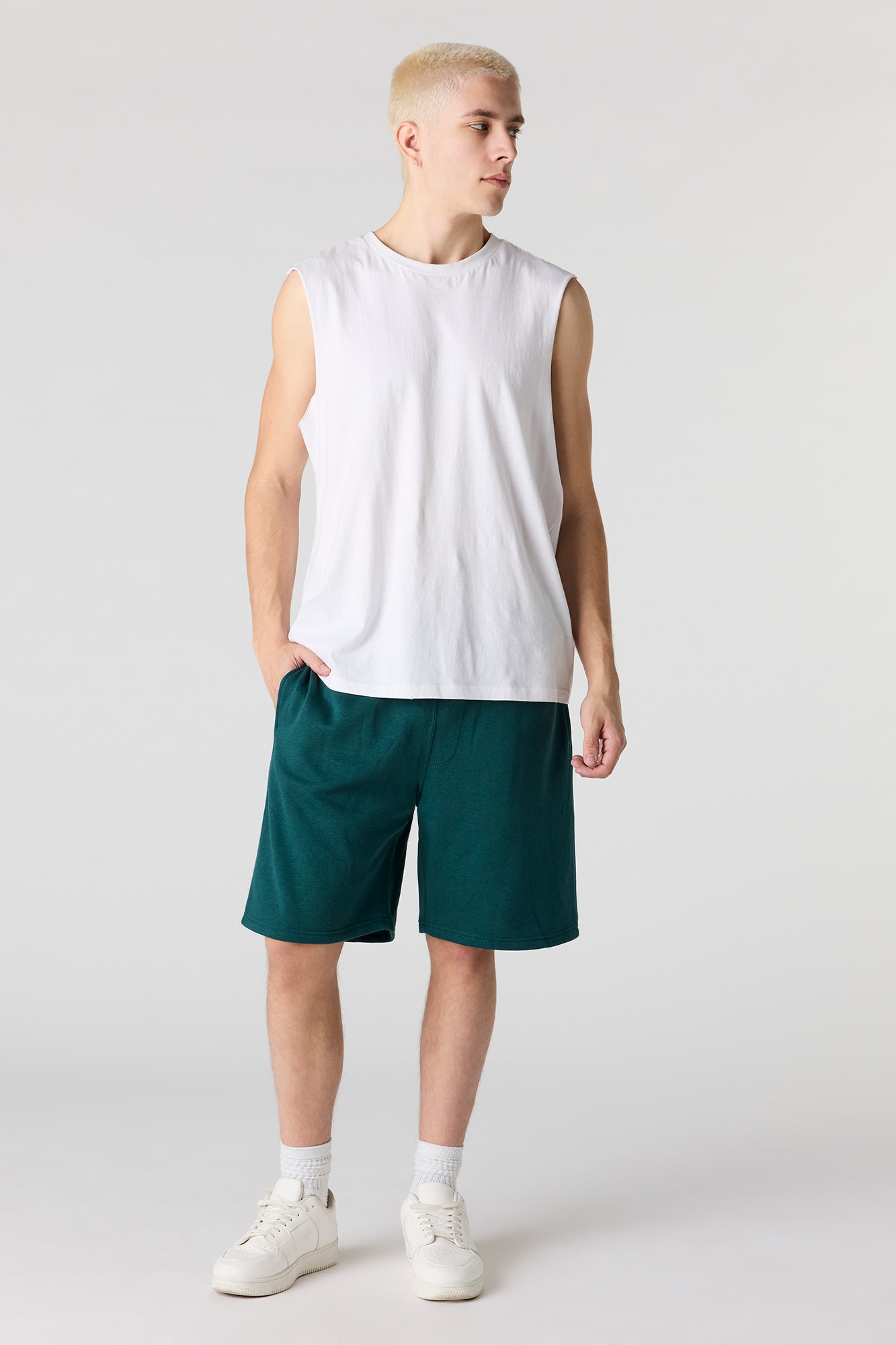 Solid Fleece Short