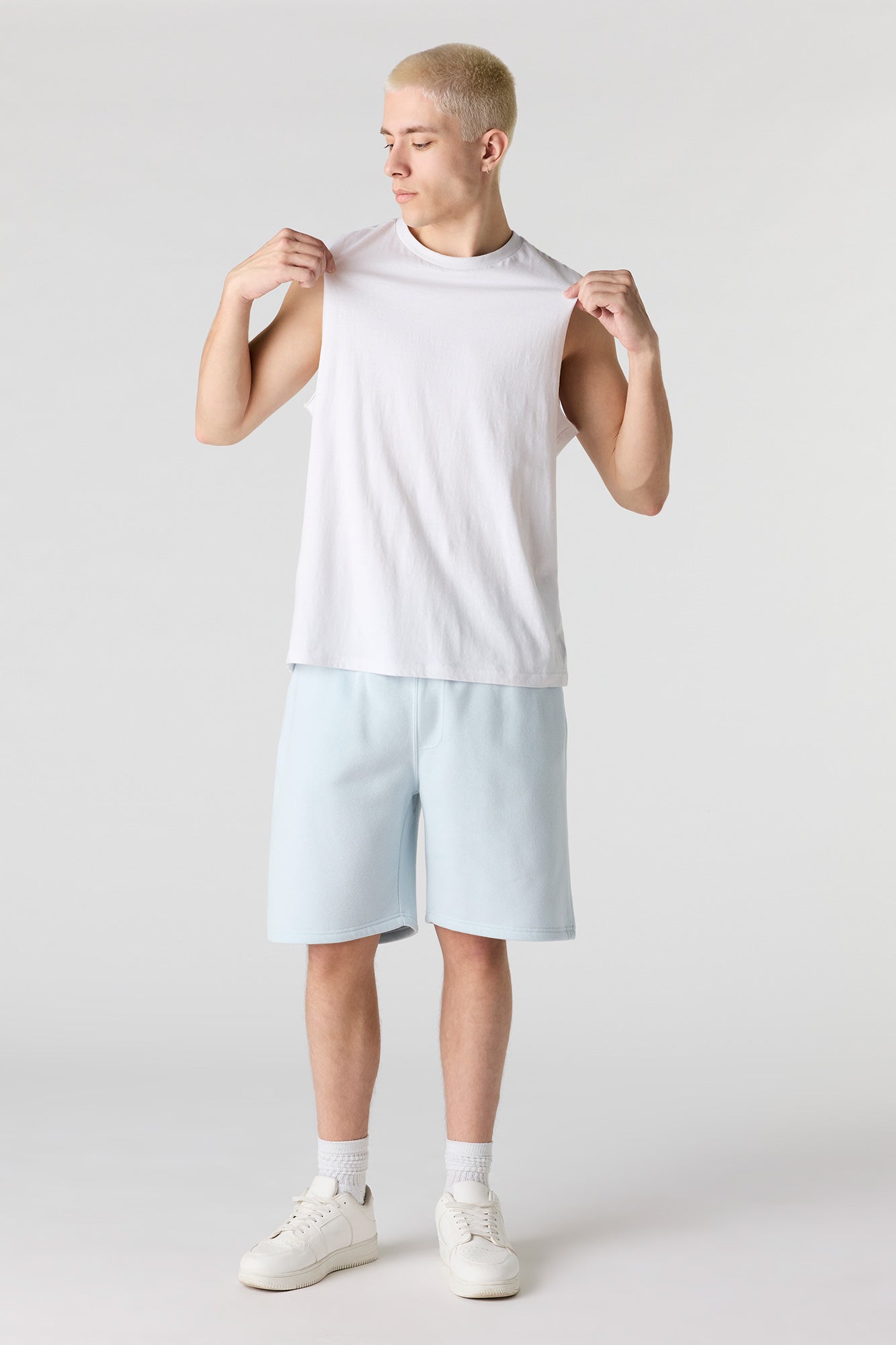 Solid Fleece Short