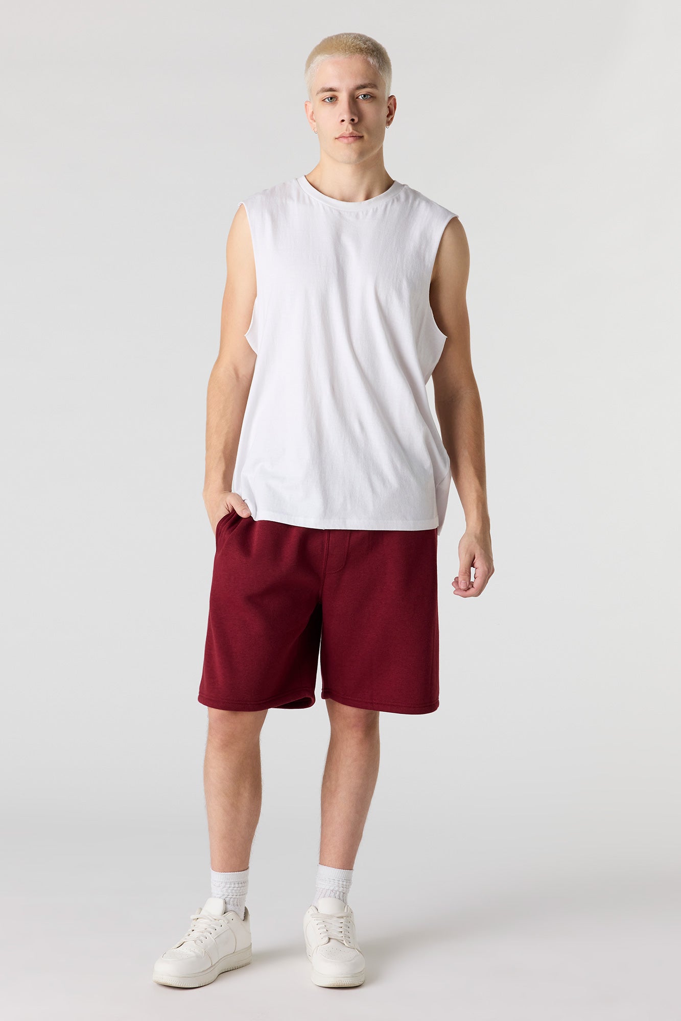 Solid Fleece Short