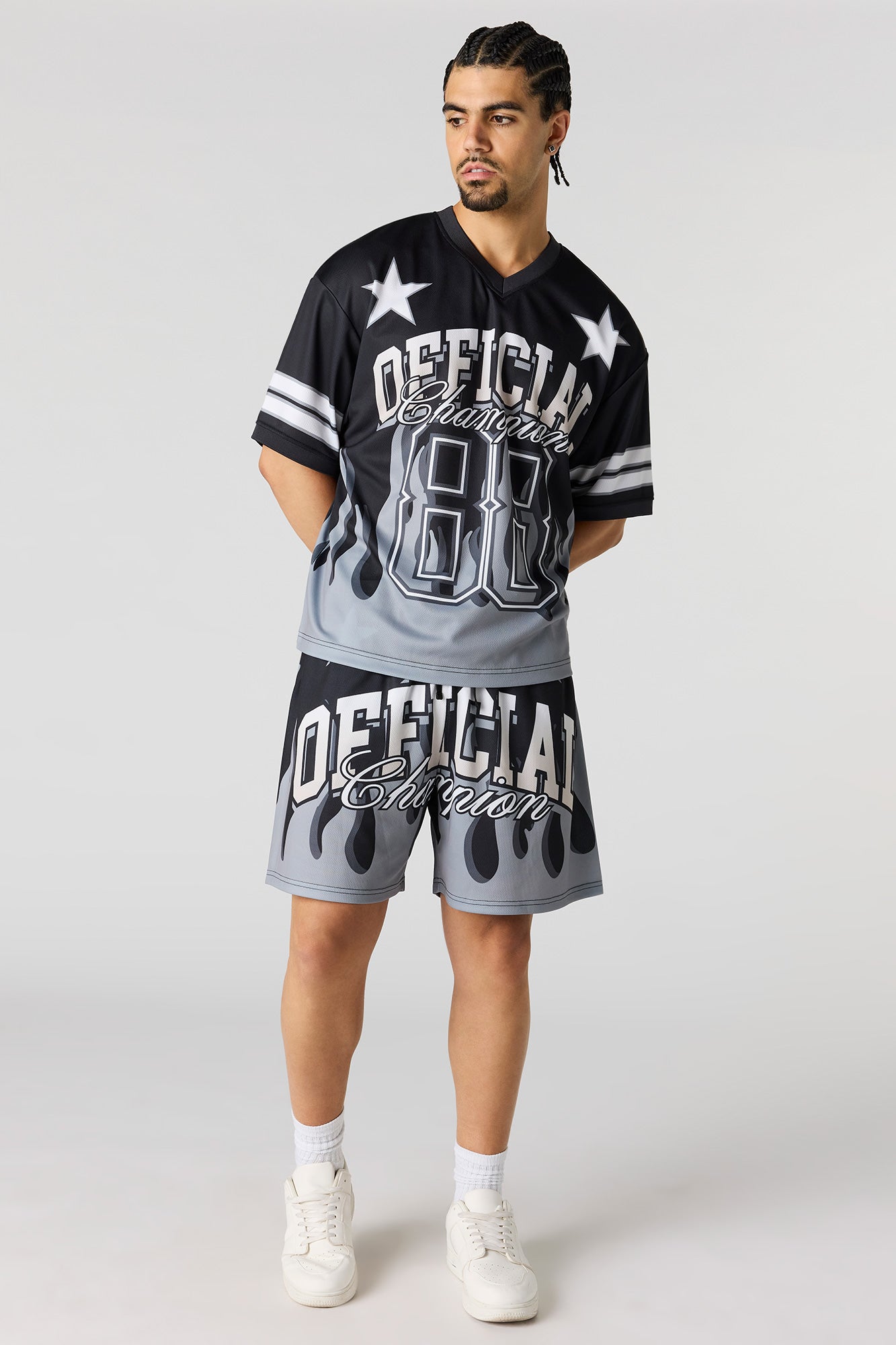 Mesh Champion Graphic Short