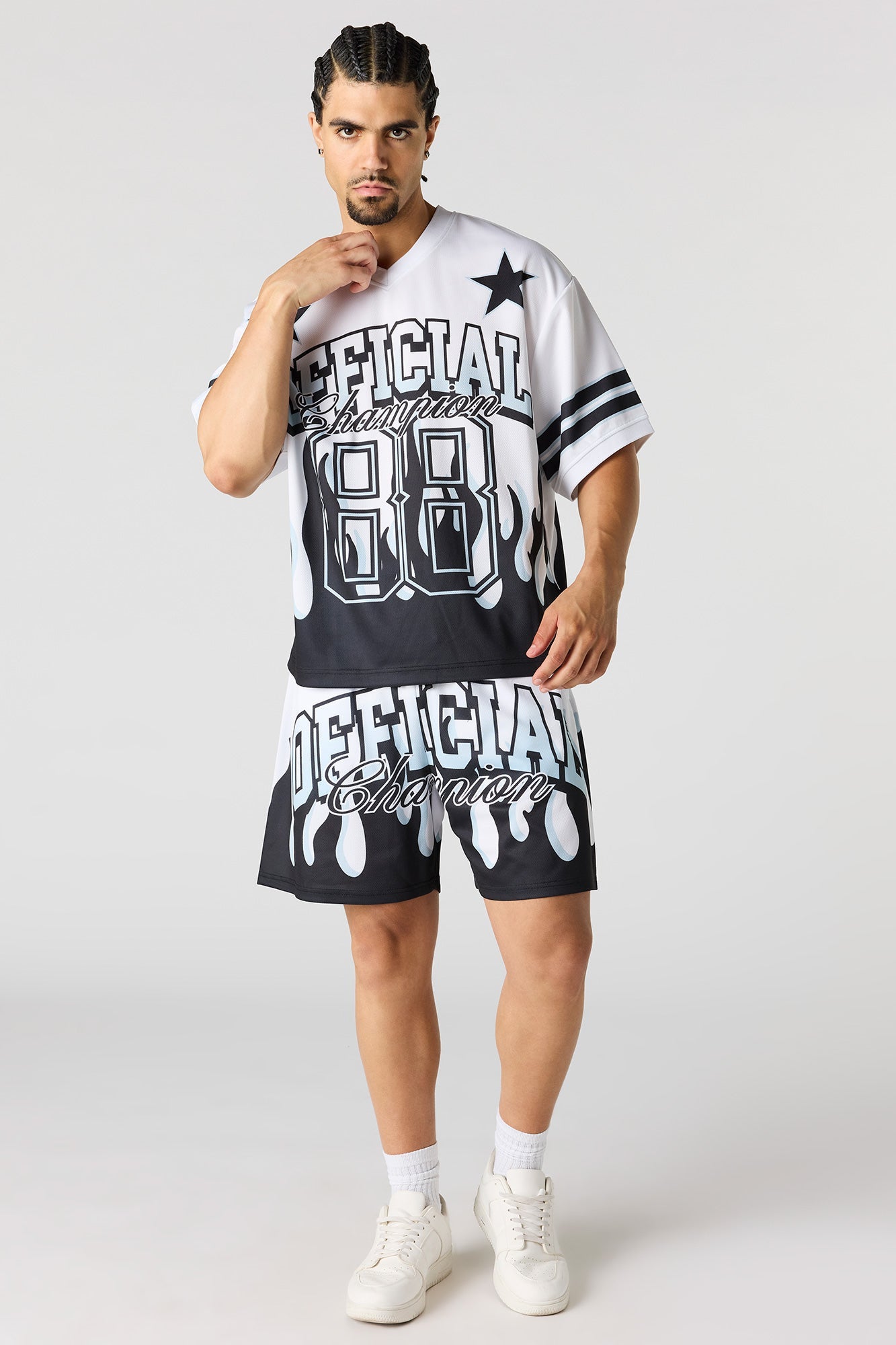 Mesh Champion Graphic Short
