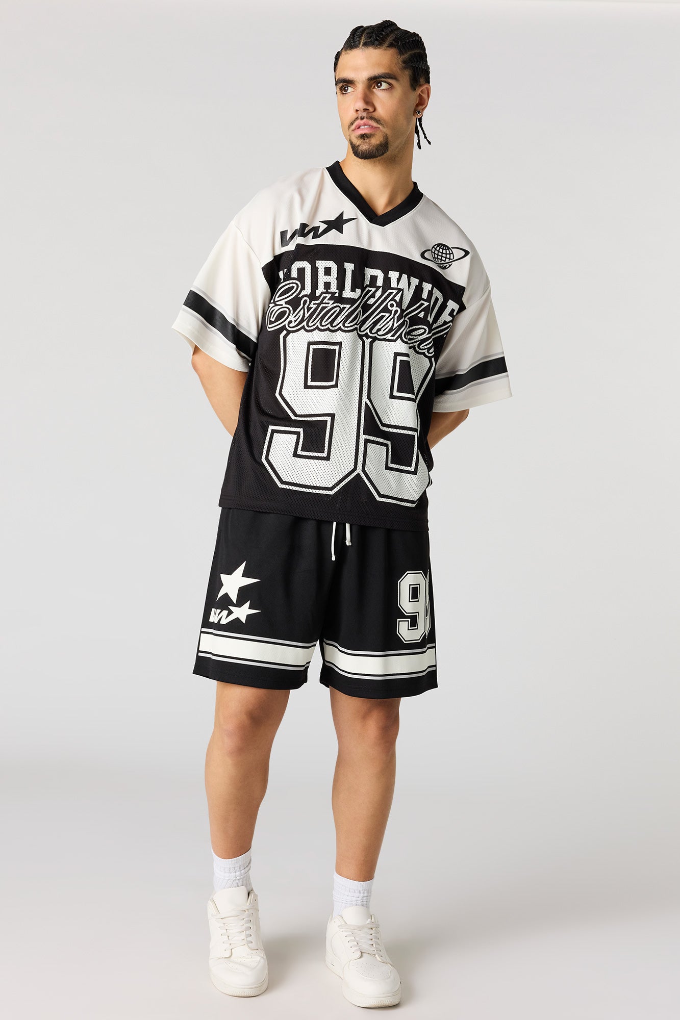 Mesh Graphic Short
