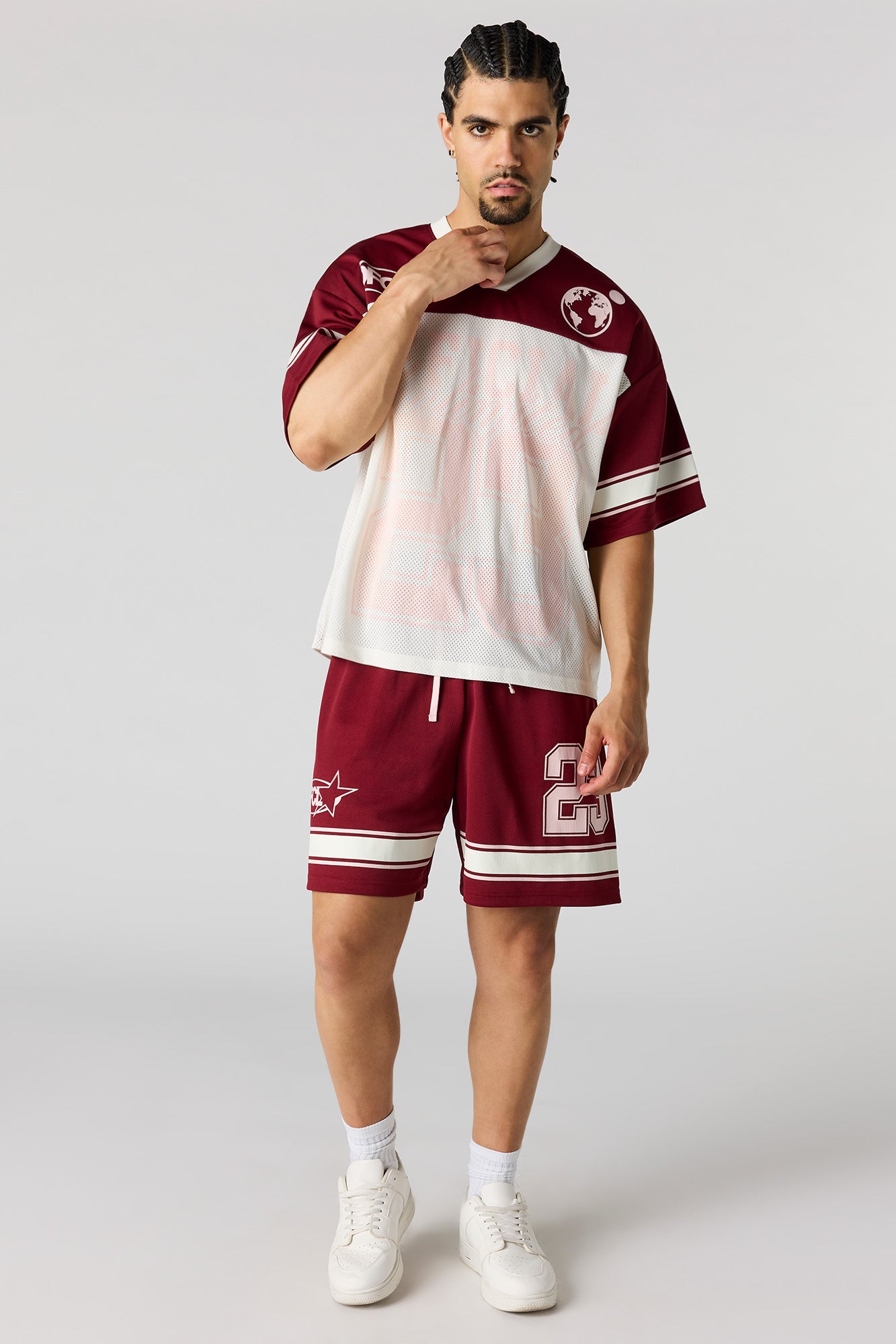 Mesh Graphic Short