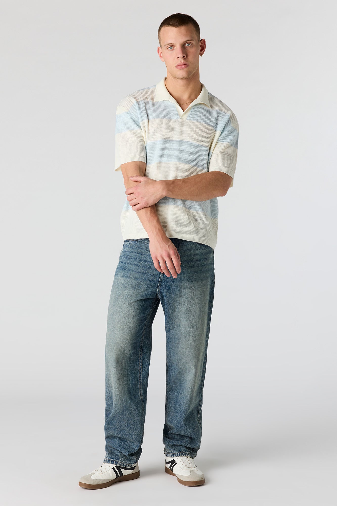 Knit Collared Top