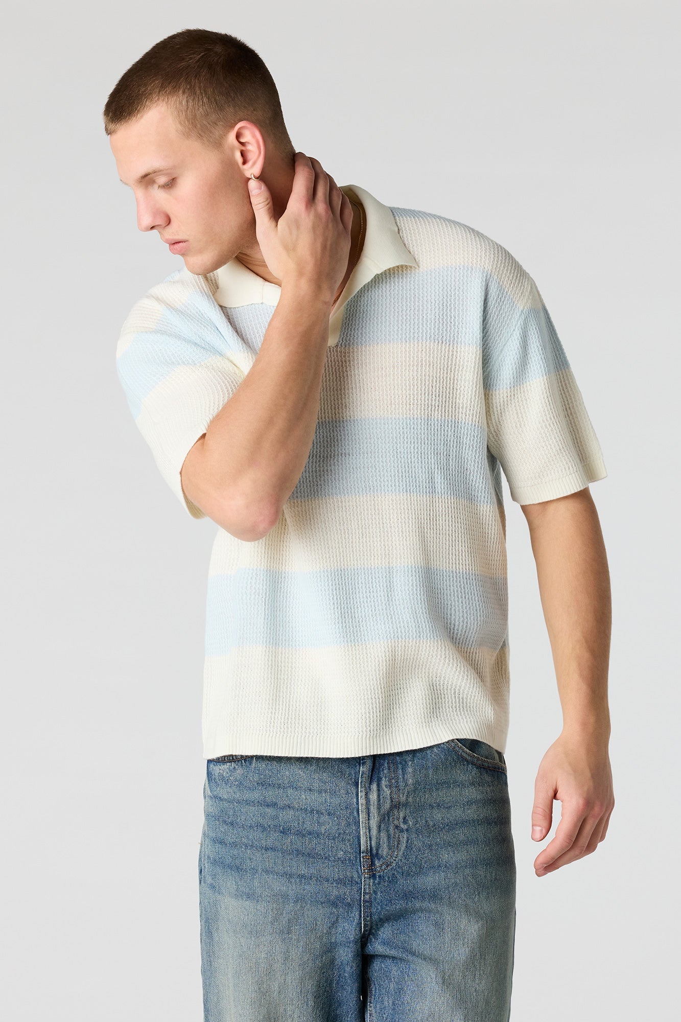 Knit Collared Top