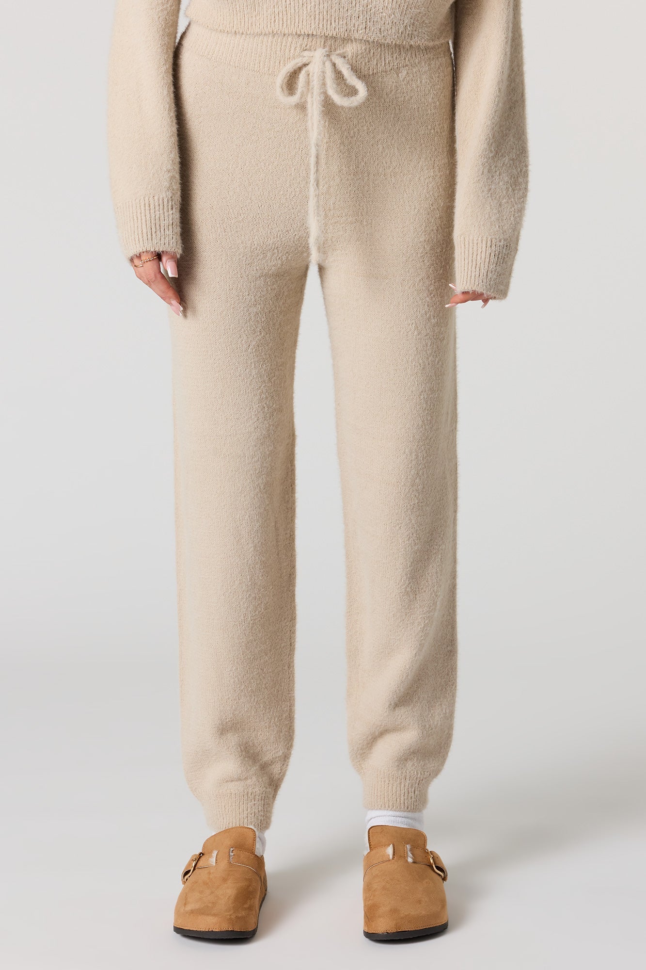 Mossy Knit Drawstring Jogger