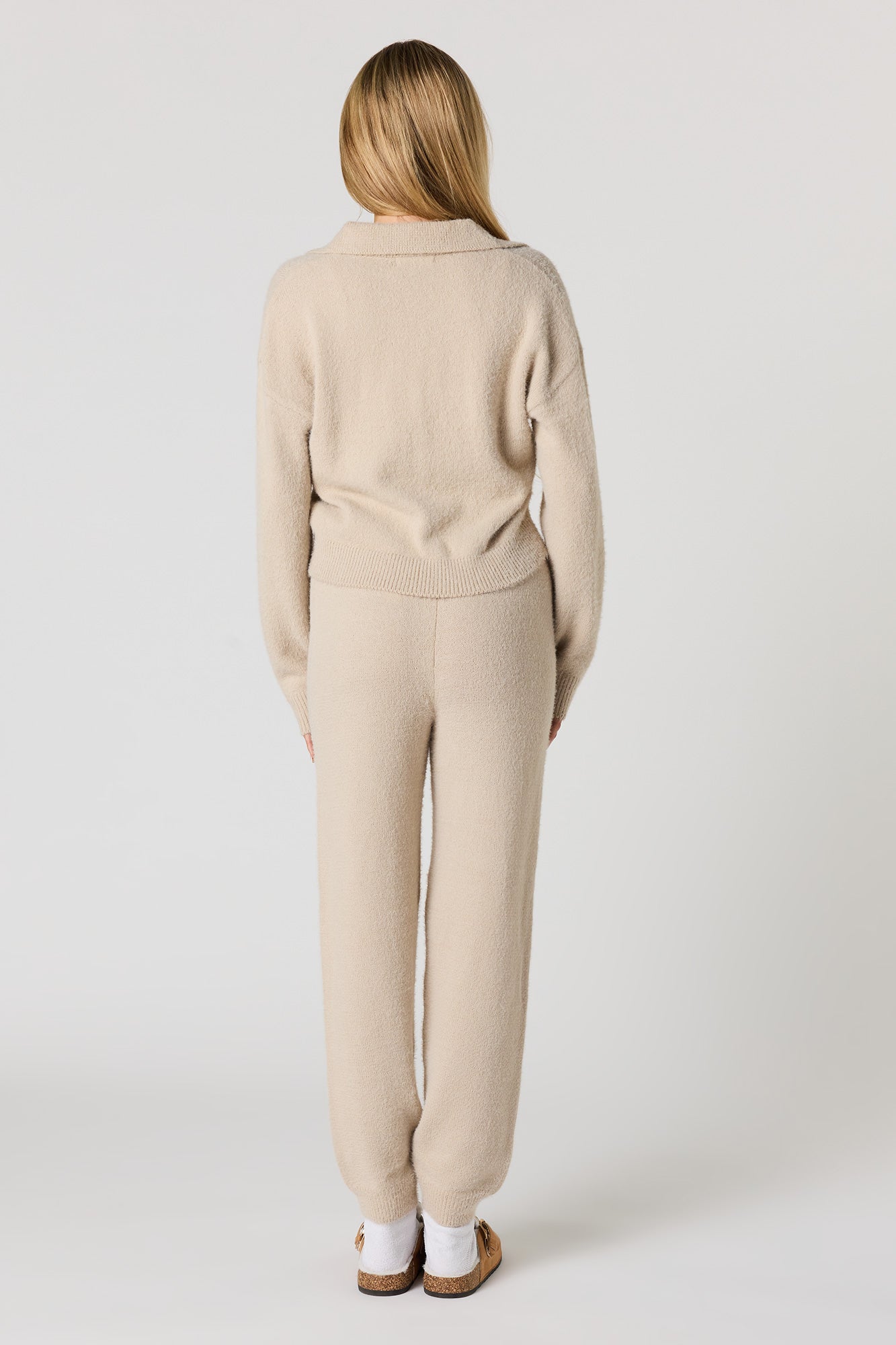Mossy Knit Drawstring Jogger