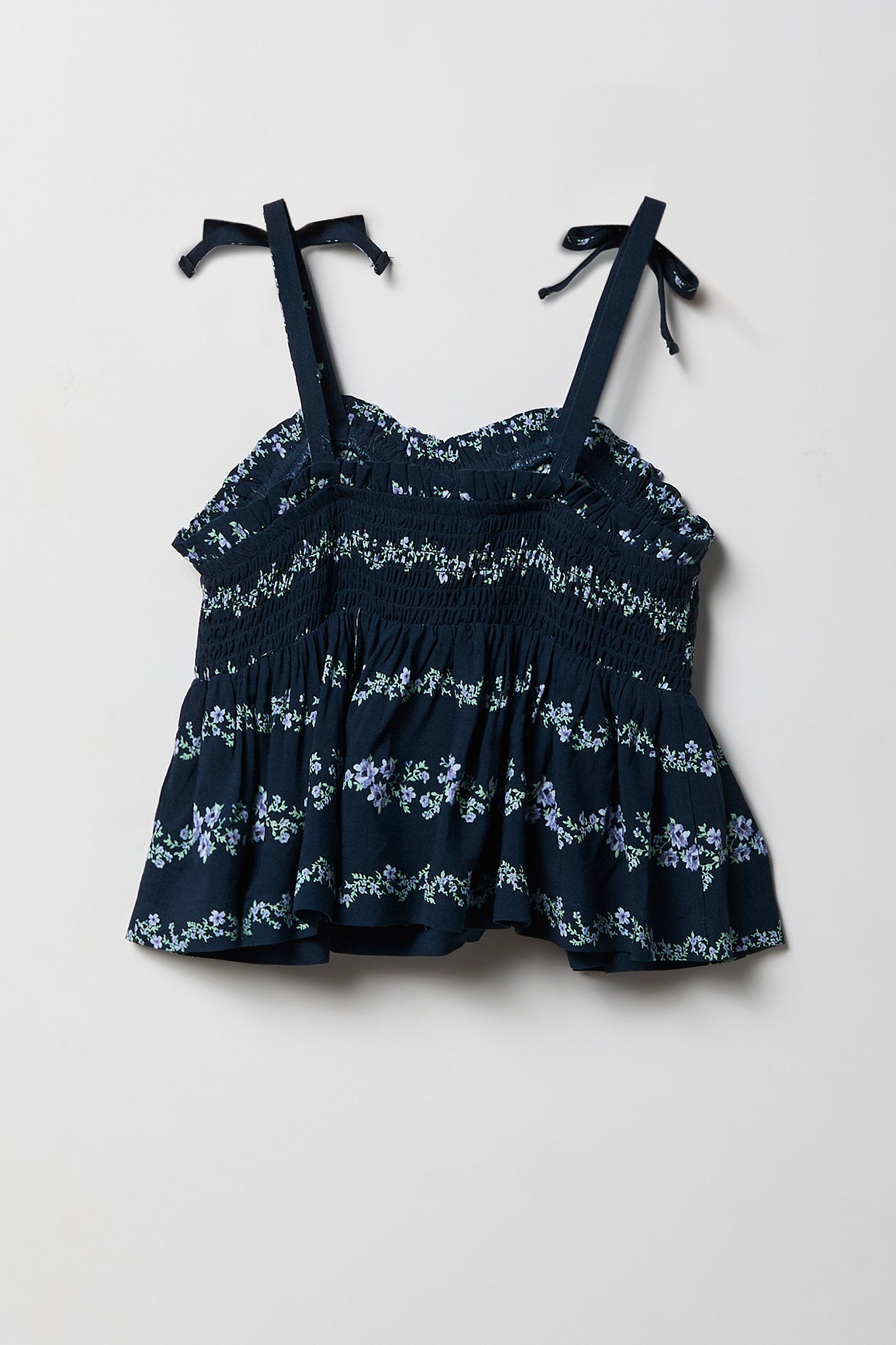 Girls Smocked Bow Top