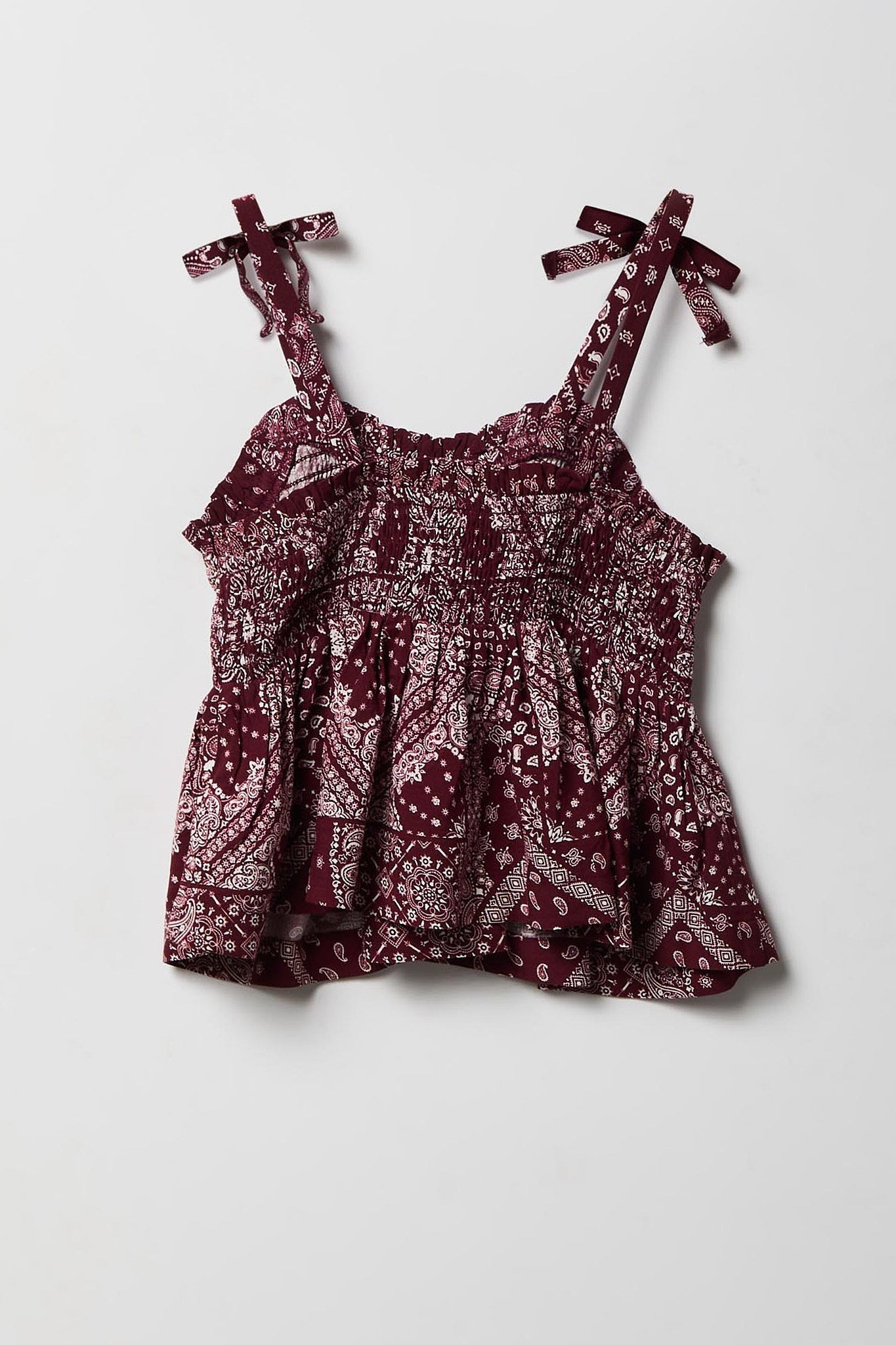Girls Smocked Bow Top