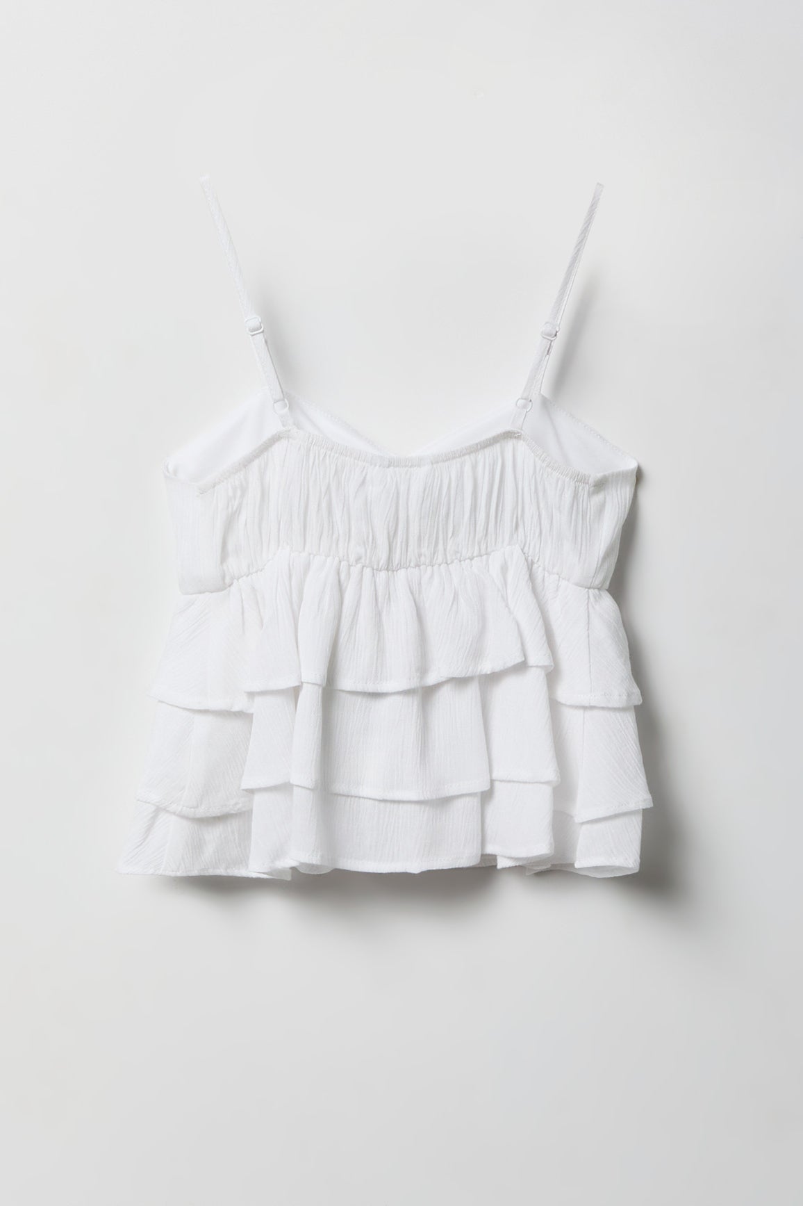 Girls Ruffled Tiered Baby Doll Top
