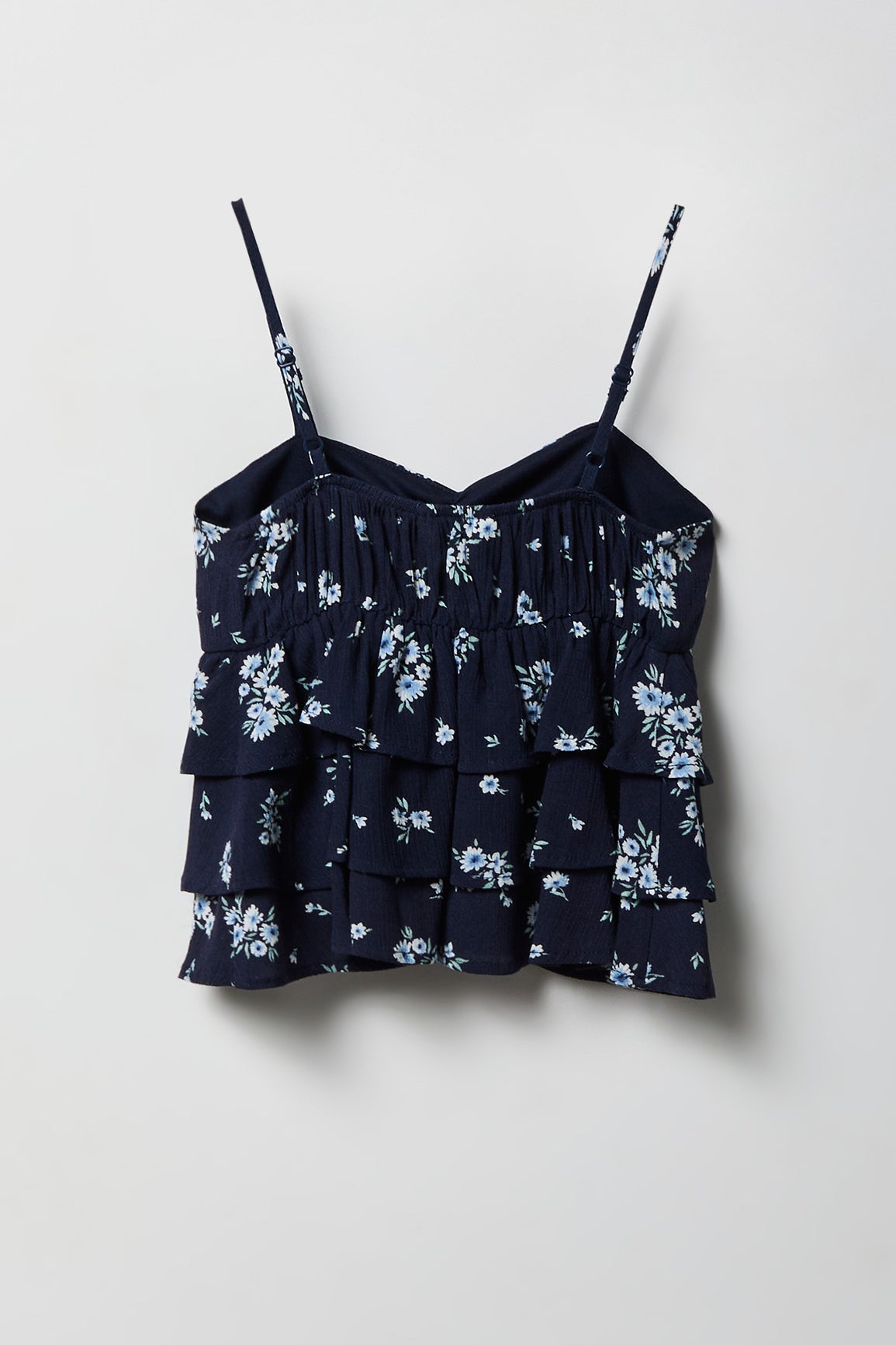 Girls Ruffled Tiered Baby Doll Top