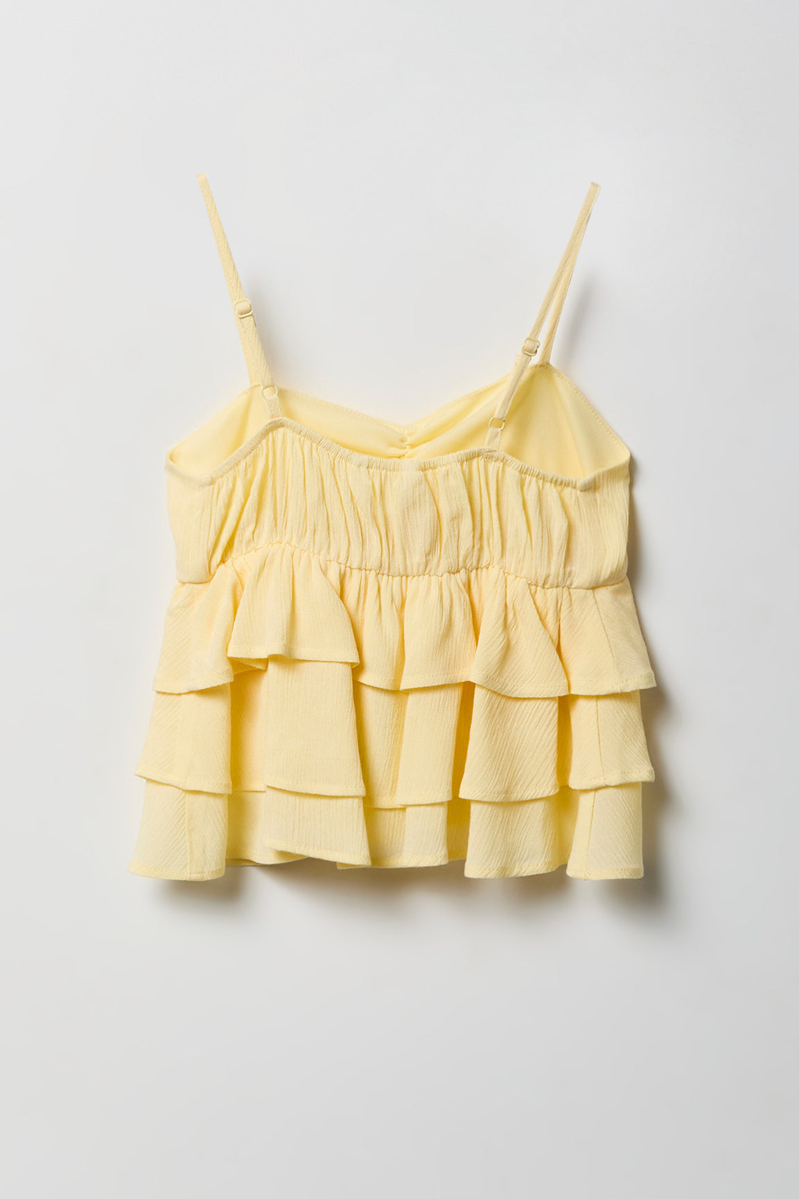 Girls Ruffled Tiered Baby Doll Top