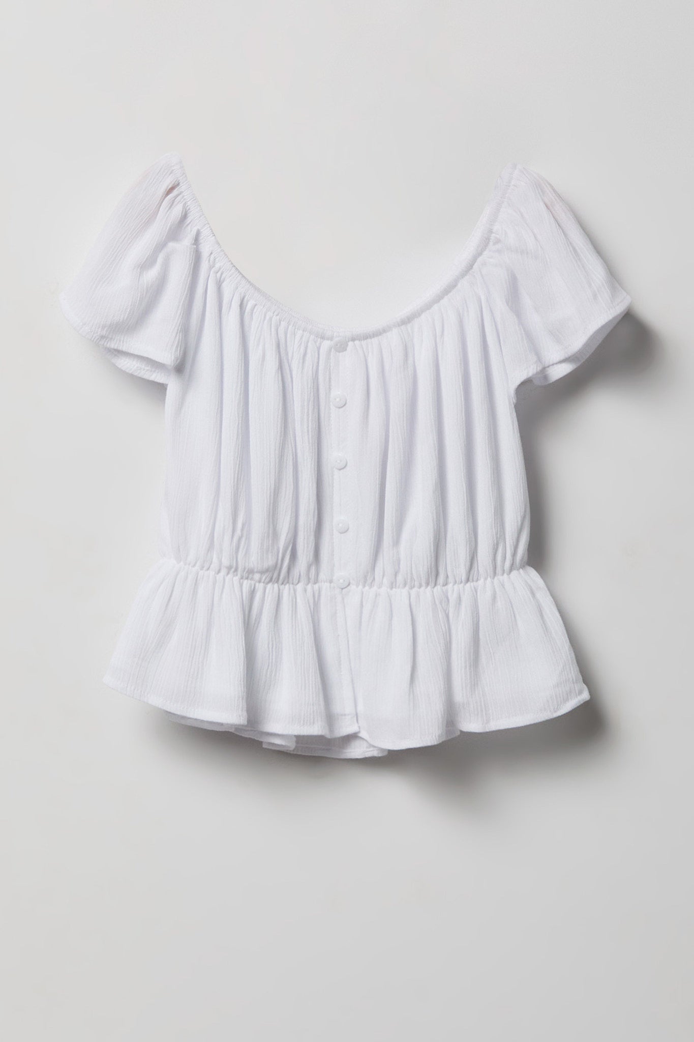 Girls Button-Up Top