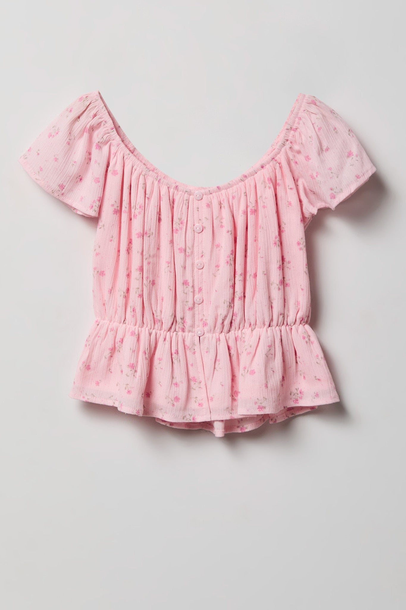 Girls Button-Up Top