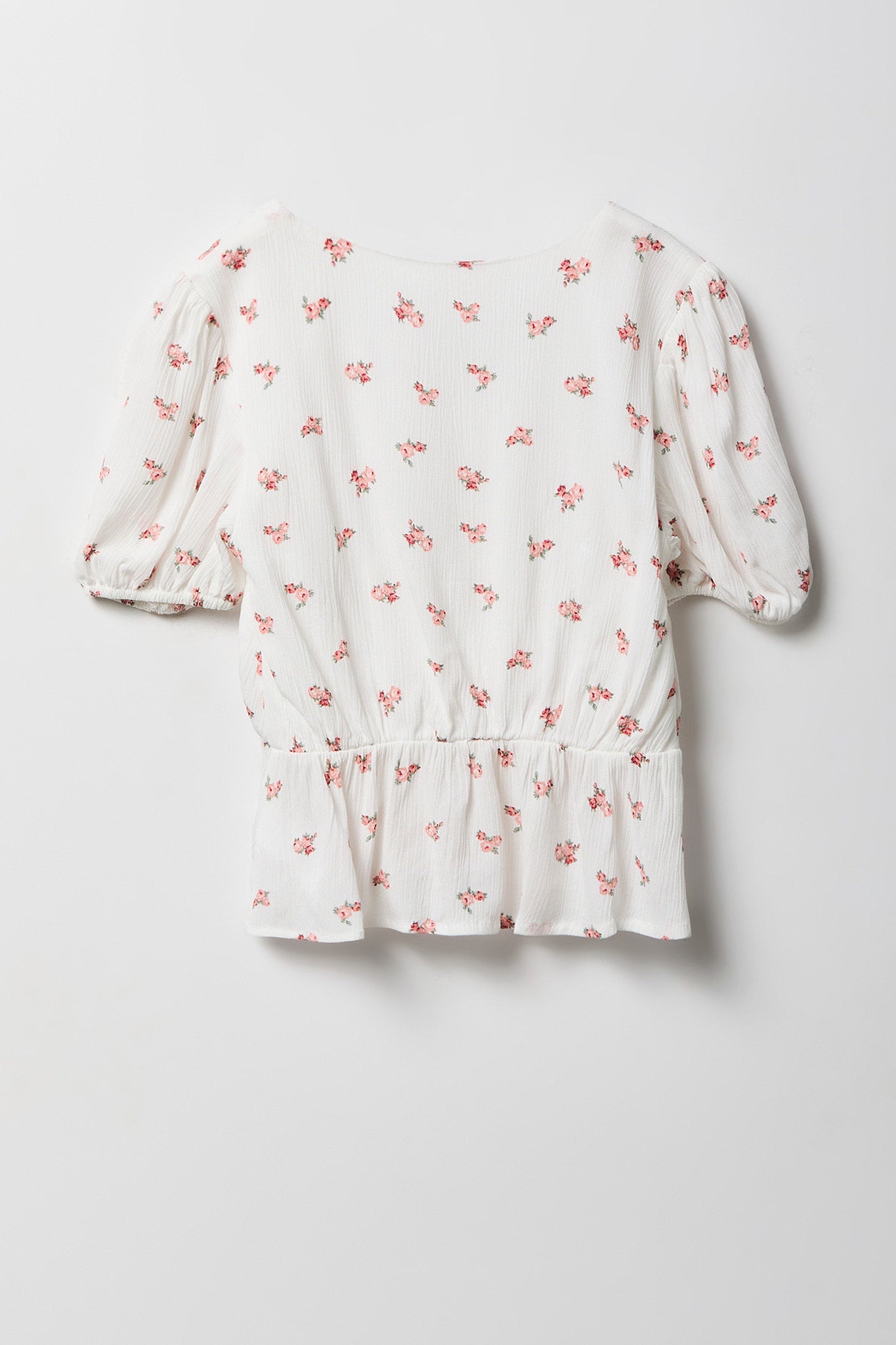 Girls Bow Short Sleeve Top