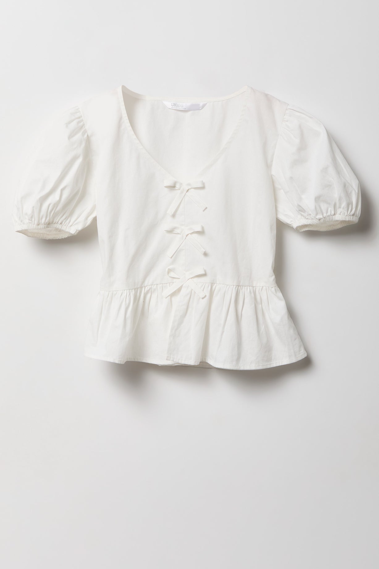Puff Sleeve Short Sleeve Top