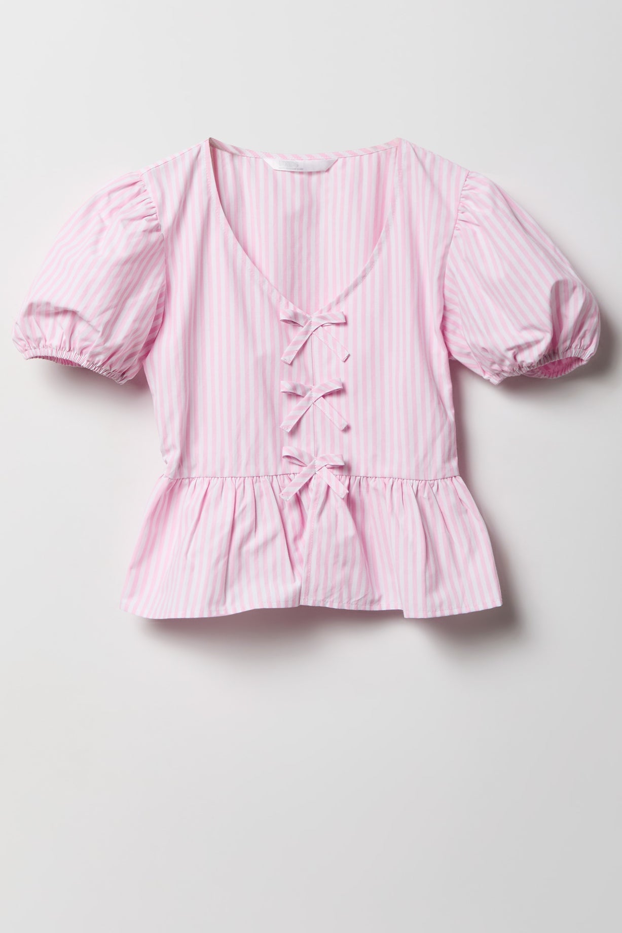 Puff Sleeve Short Sleeve Top