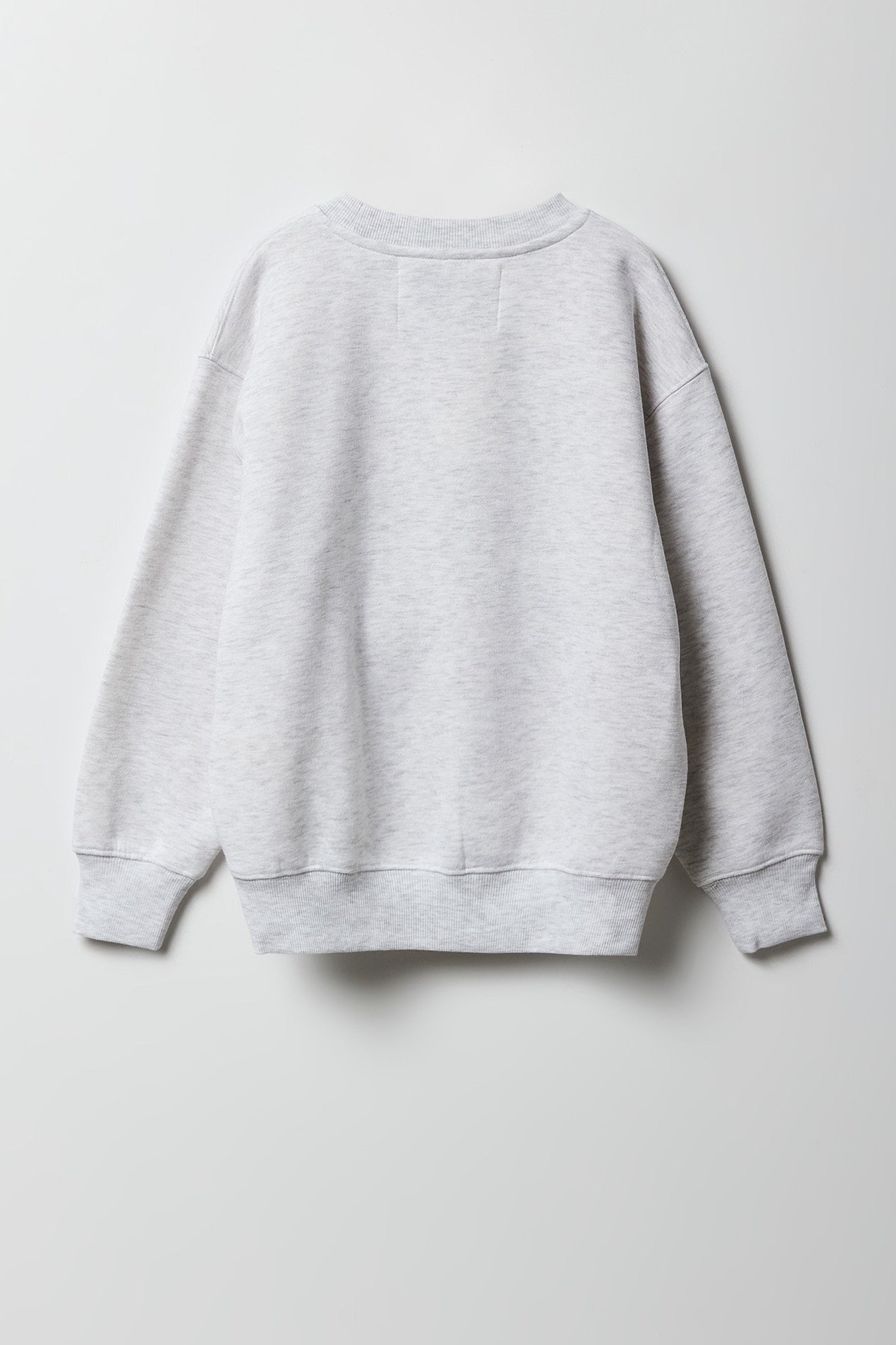 Girls Chenille Embroidered Oversized Sweatshirt
