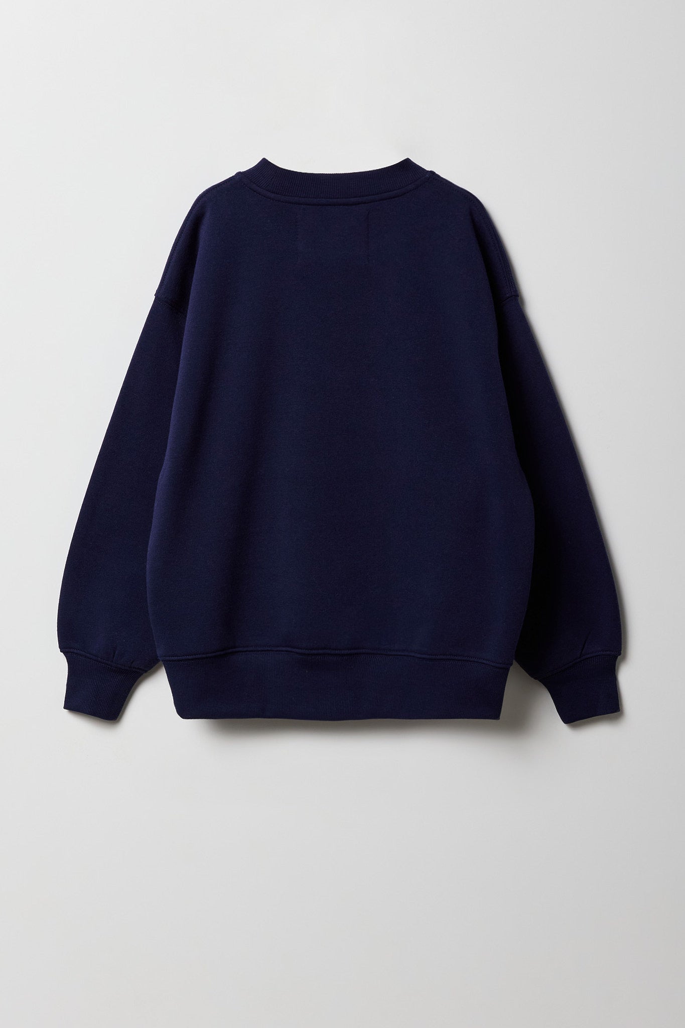 Girls Oversized LA Embroidered Fleece Sweatshirt