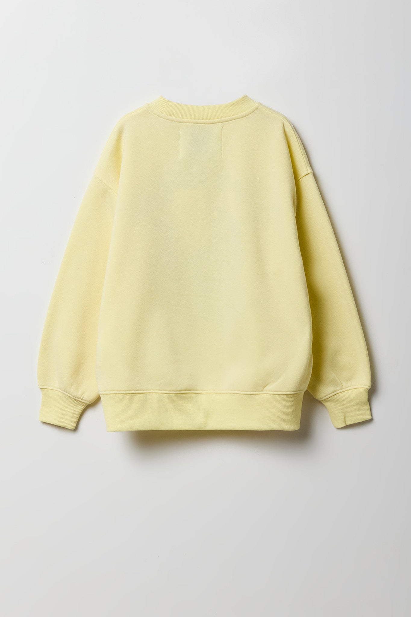 Girls Oversized LA Embroidered Fleece Sweatshirt