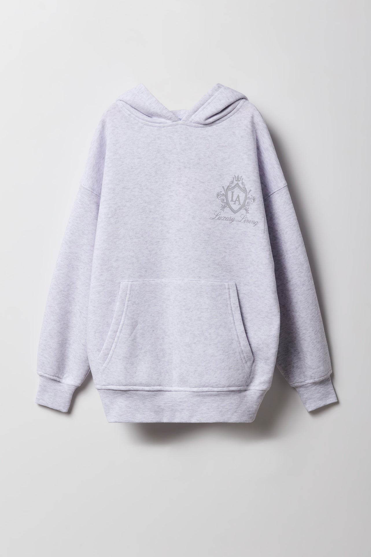 Girls City Graphic Fleece Oversized Hoodie