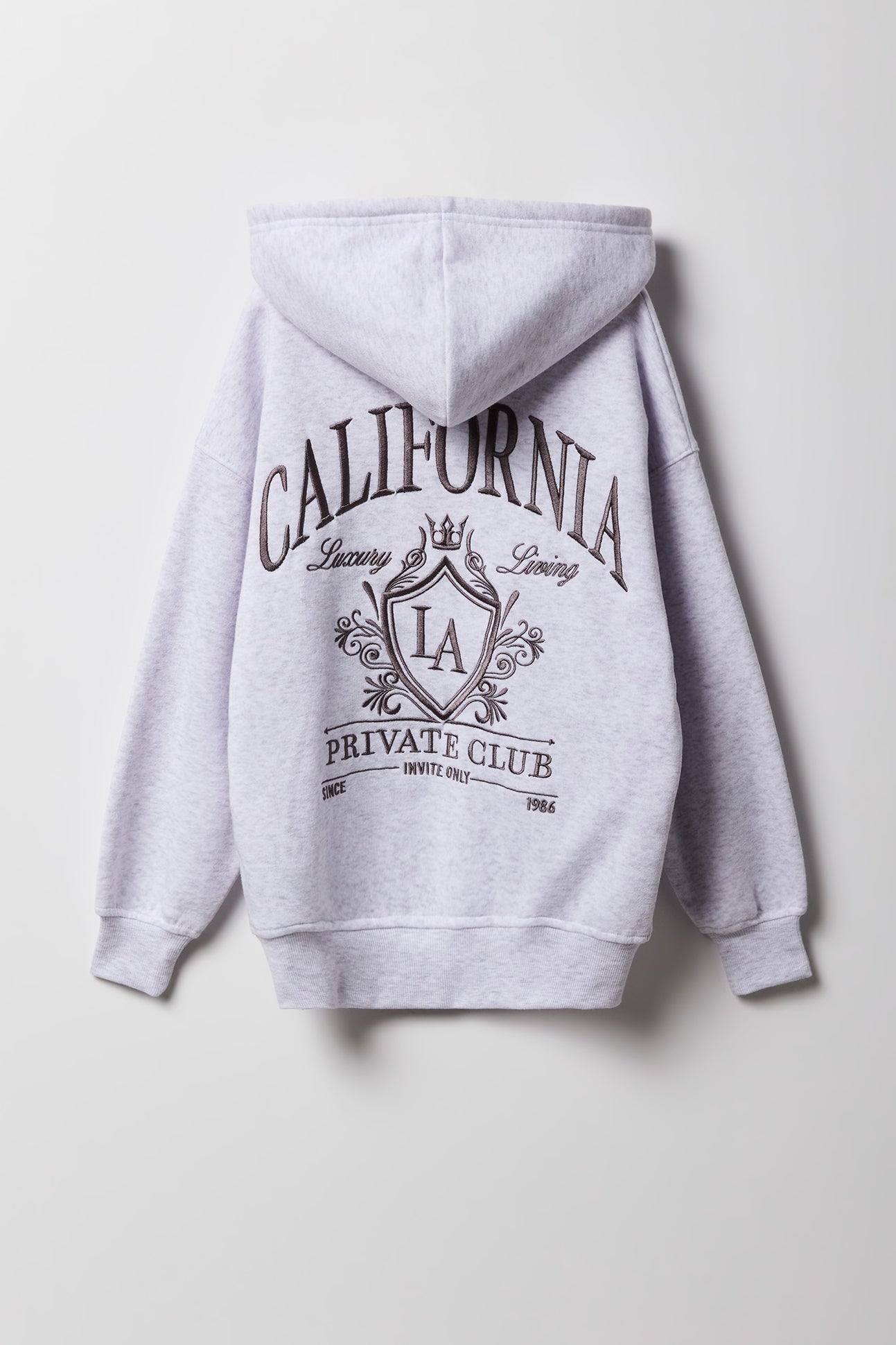 Girls City Graphic Fleece Oversized Hoodie