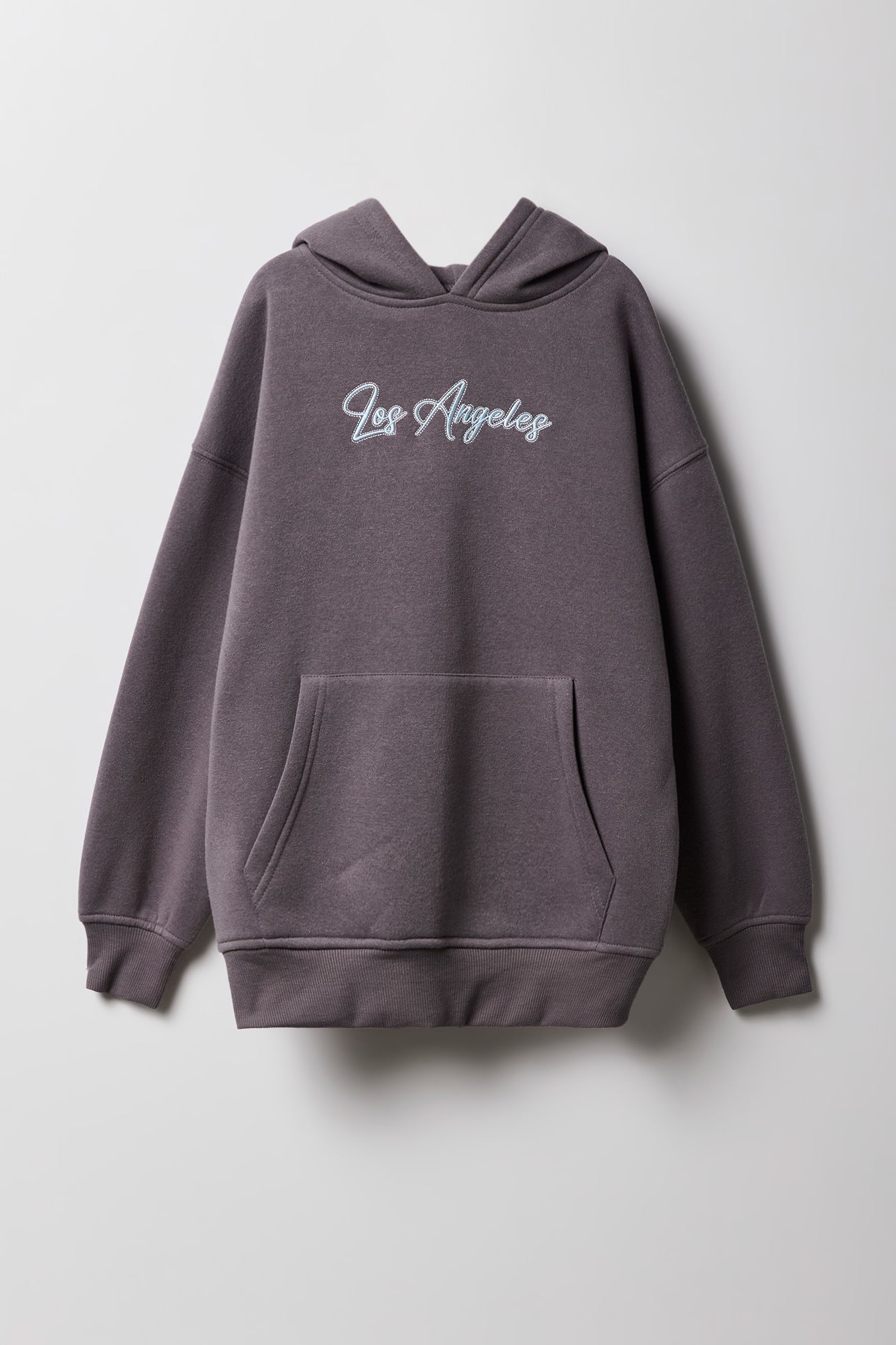 Girls City Graphic Fleece Oversized Hoodie