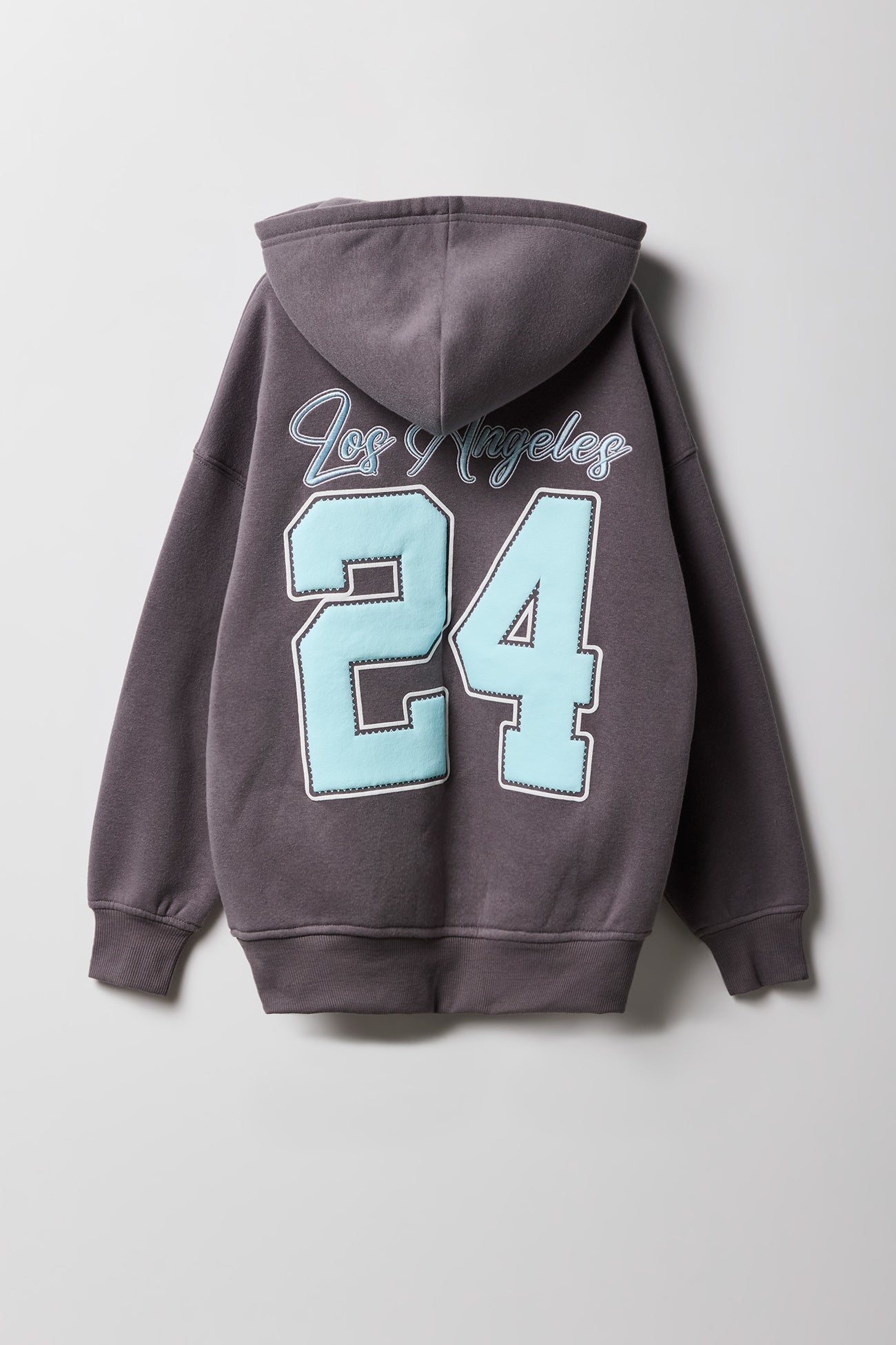 Girls City Graphic Fleece Oversized Hoodie