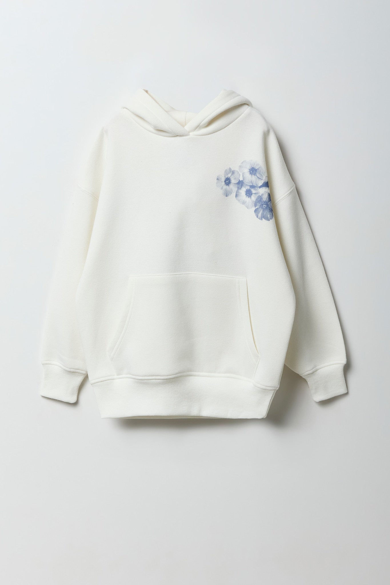 Girls Graphic Oversized Hoodie
