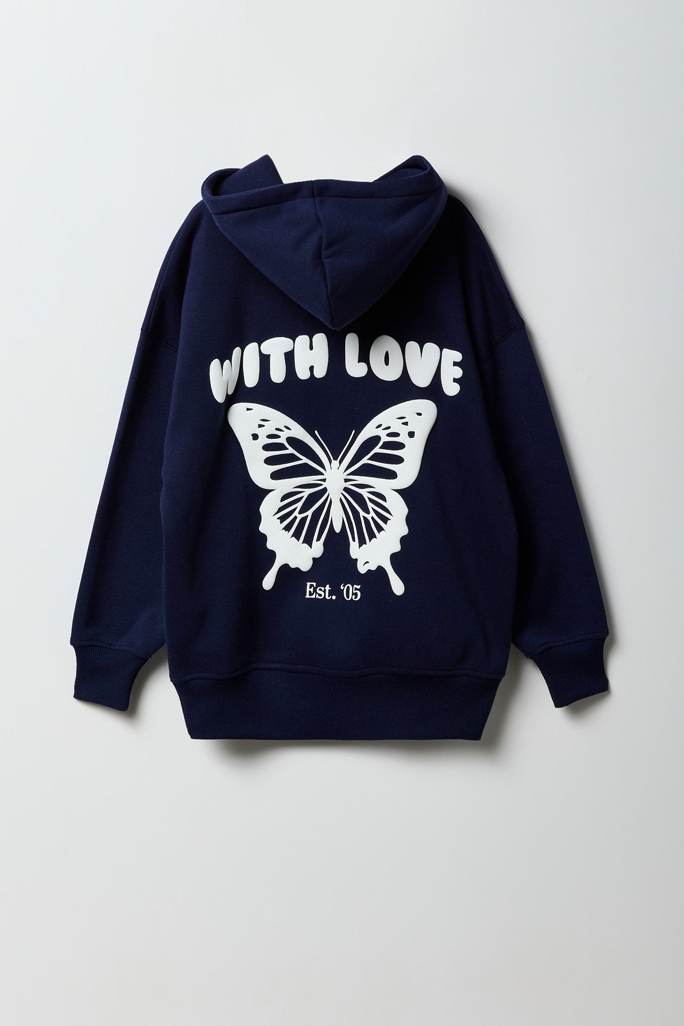 Girls Graphic Oversized Hoodie