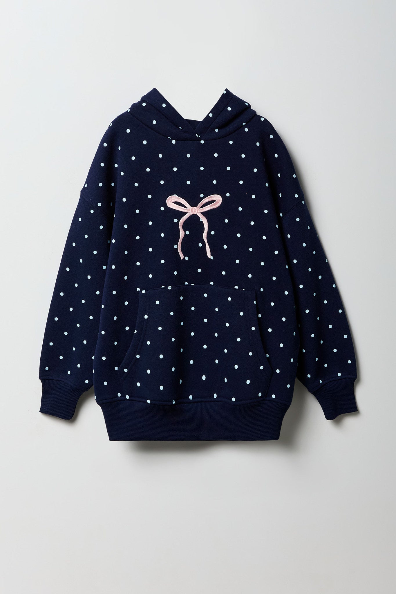 Girls Graphic Oversized Hoodie