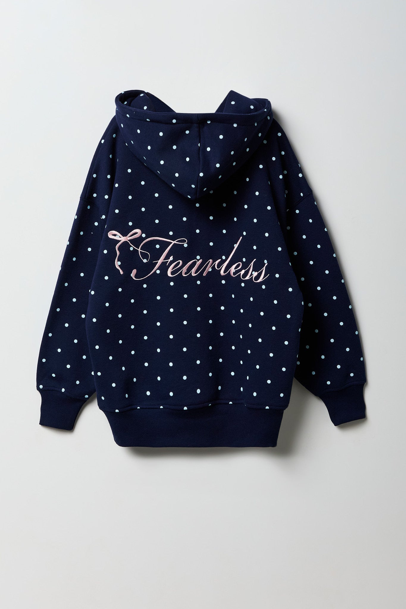 Girls Graphic Oversized Hoodie