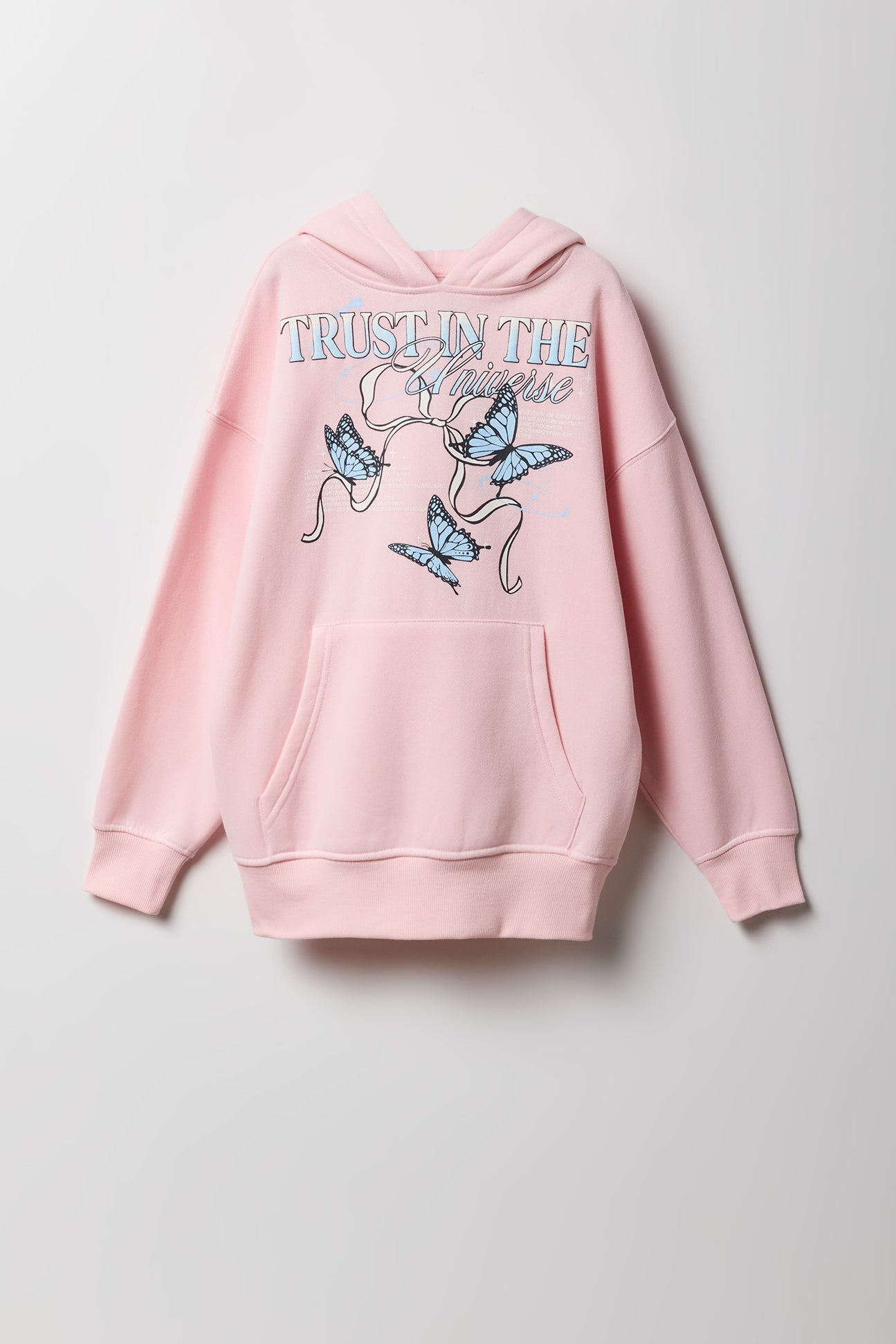 Girls Fleece Puff Print Hoodie
