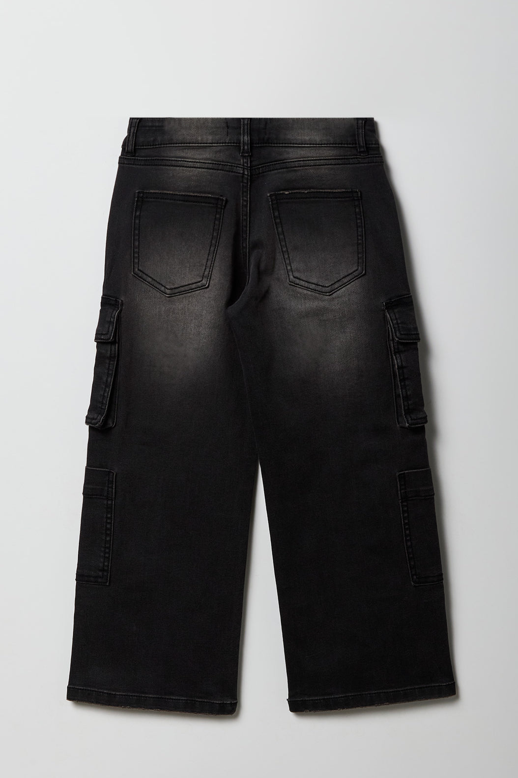 Girls Baggy Wide Leg Cargo Jean