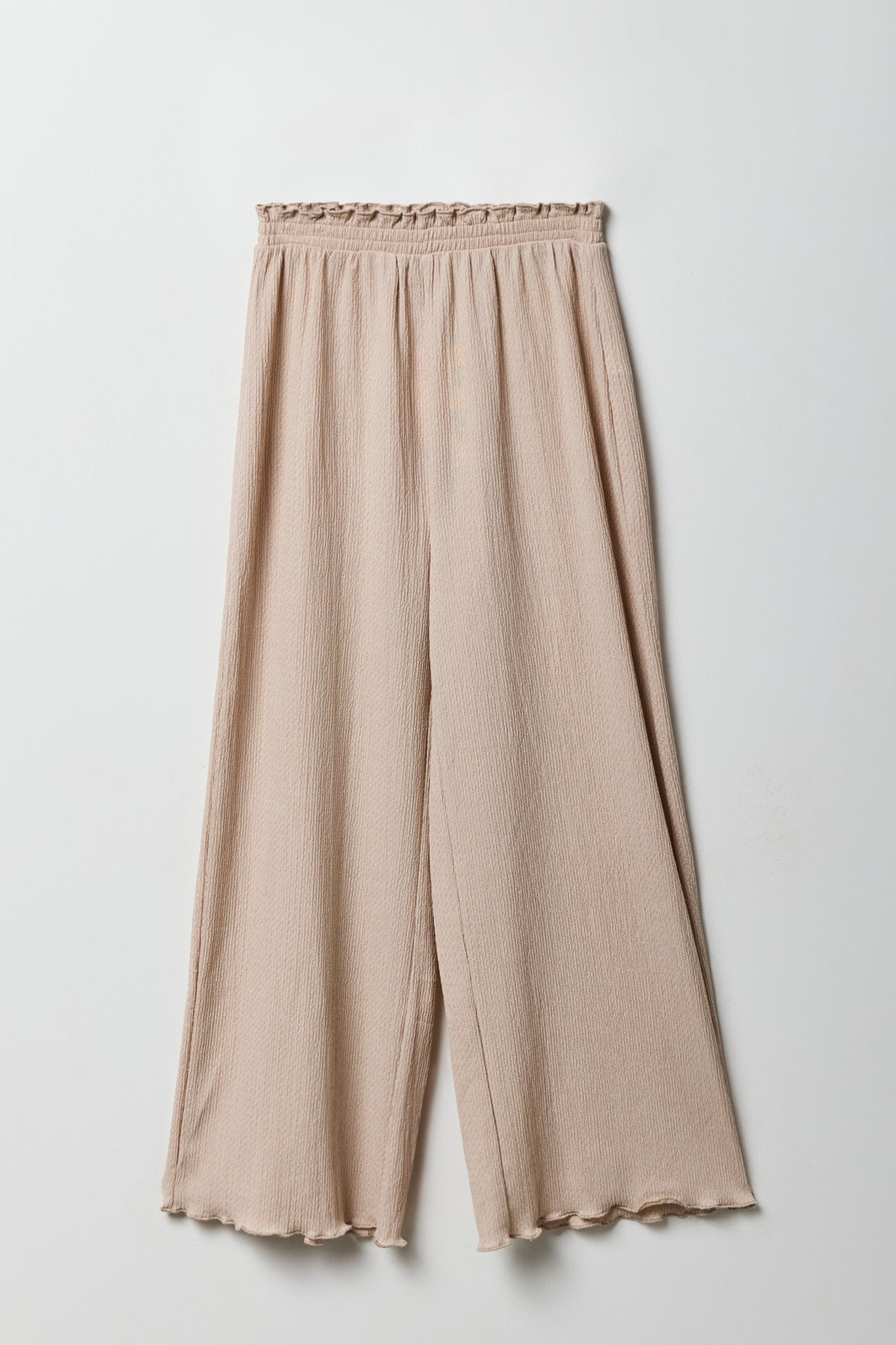 Girls Crinkle Wide Leg Pant