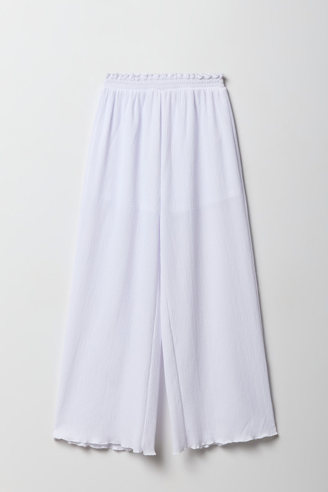 Girls Crinkle Wide Leg Pant