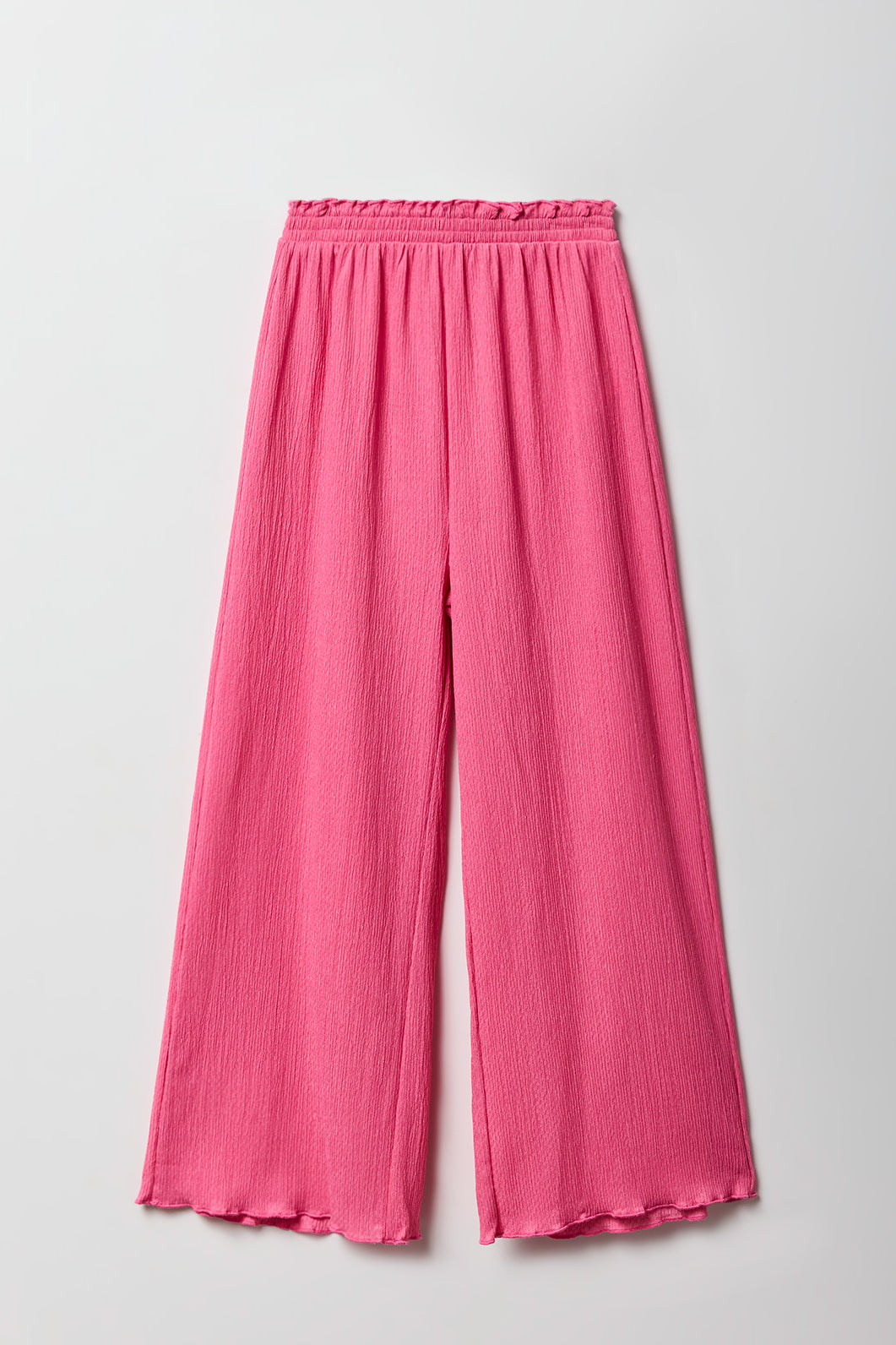 Girls Crinkle Wide Leg Pant