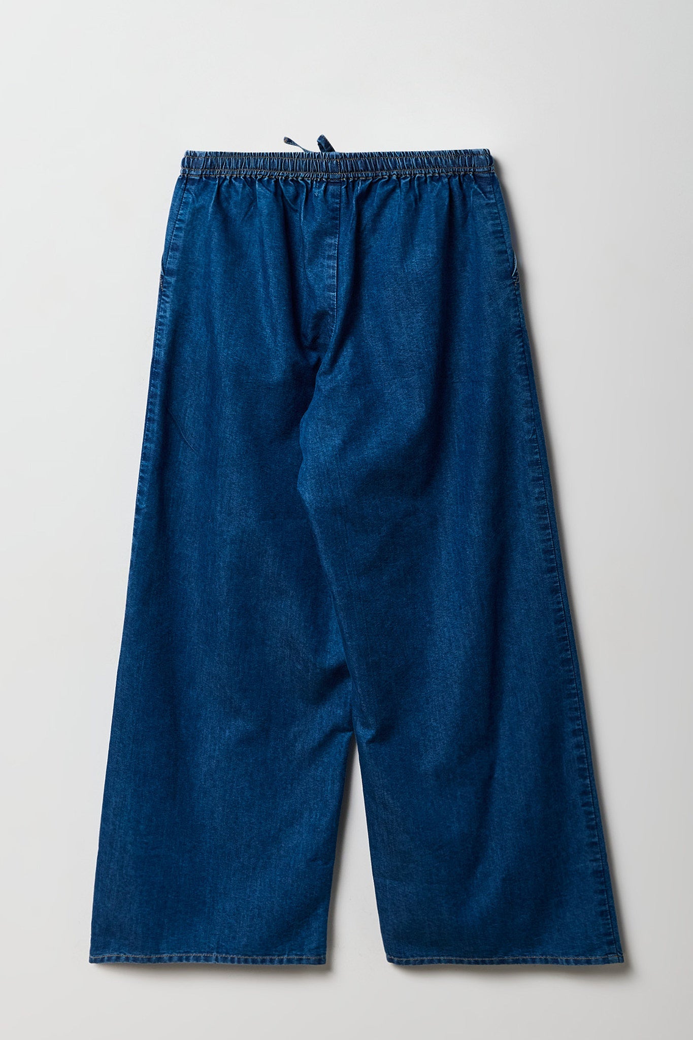 Girls Denim Wide Leg Pant
