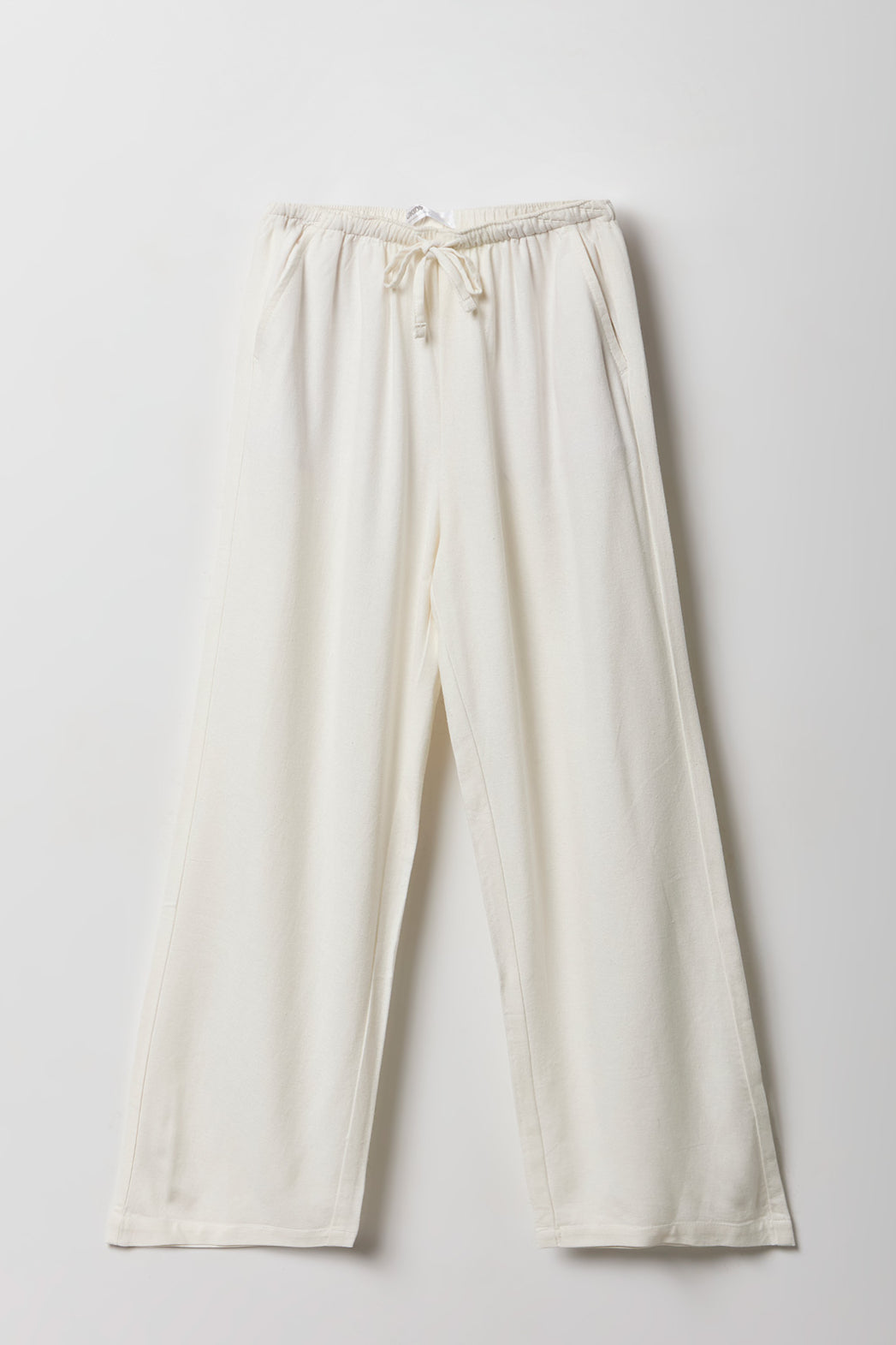 Girls Linen-Blend Wide Leg Pant
