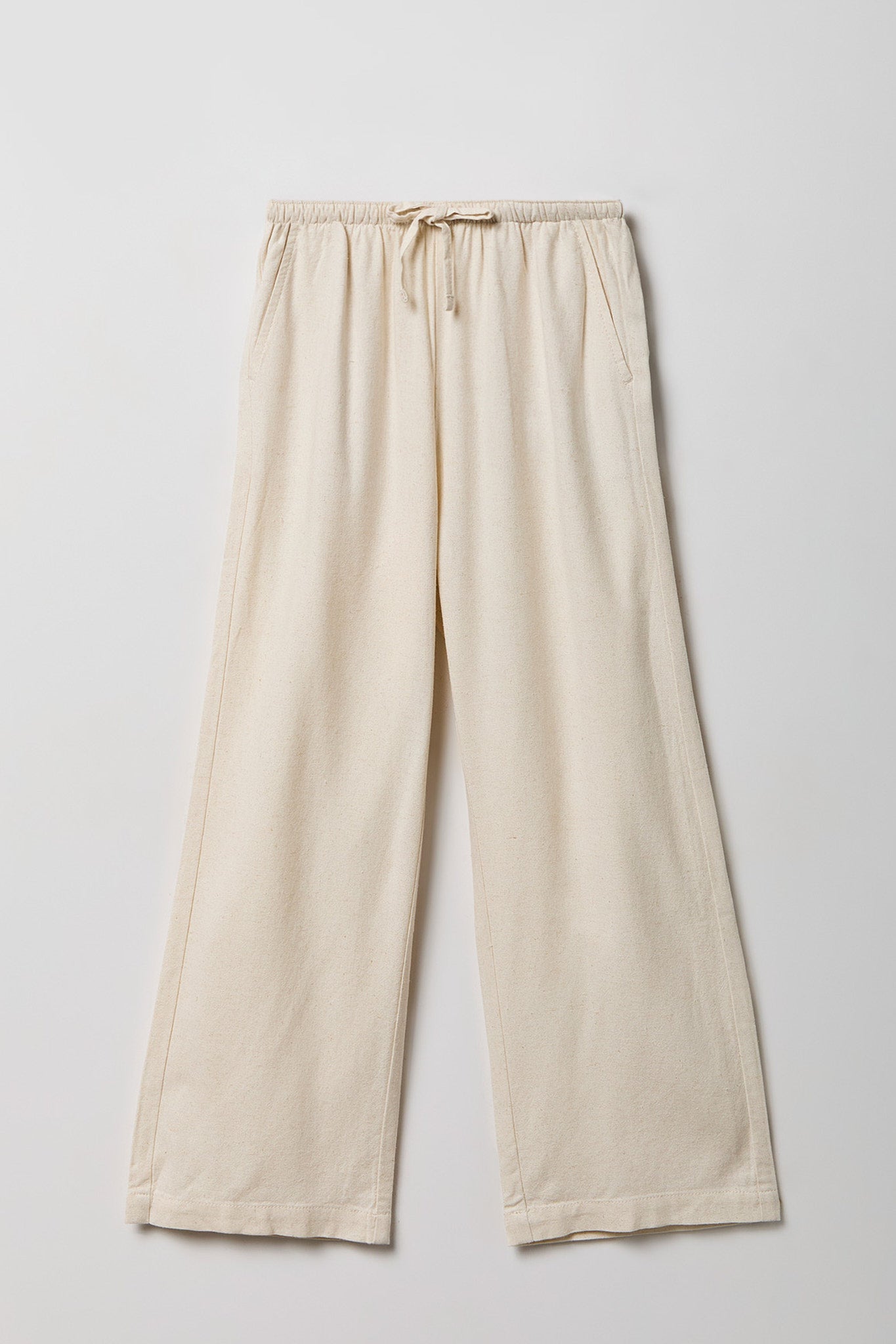 Girls Linen-Blend Wide Leg Pant