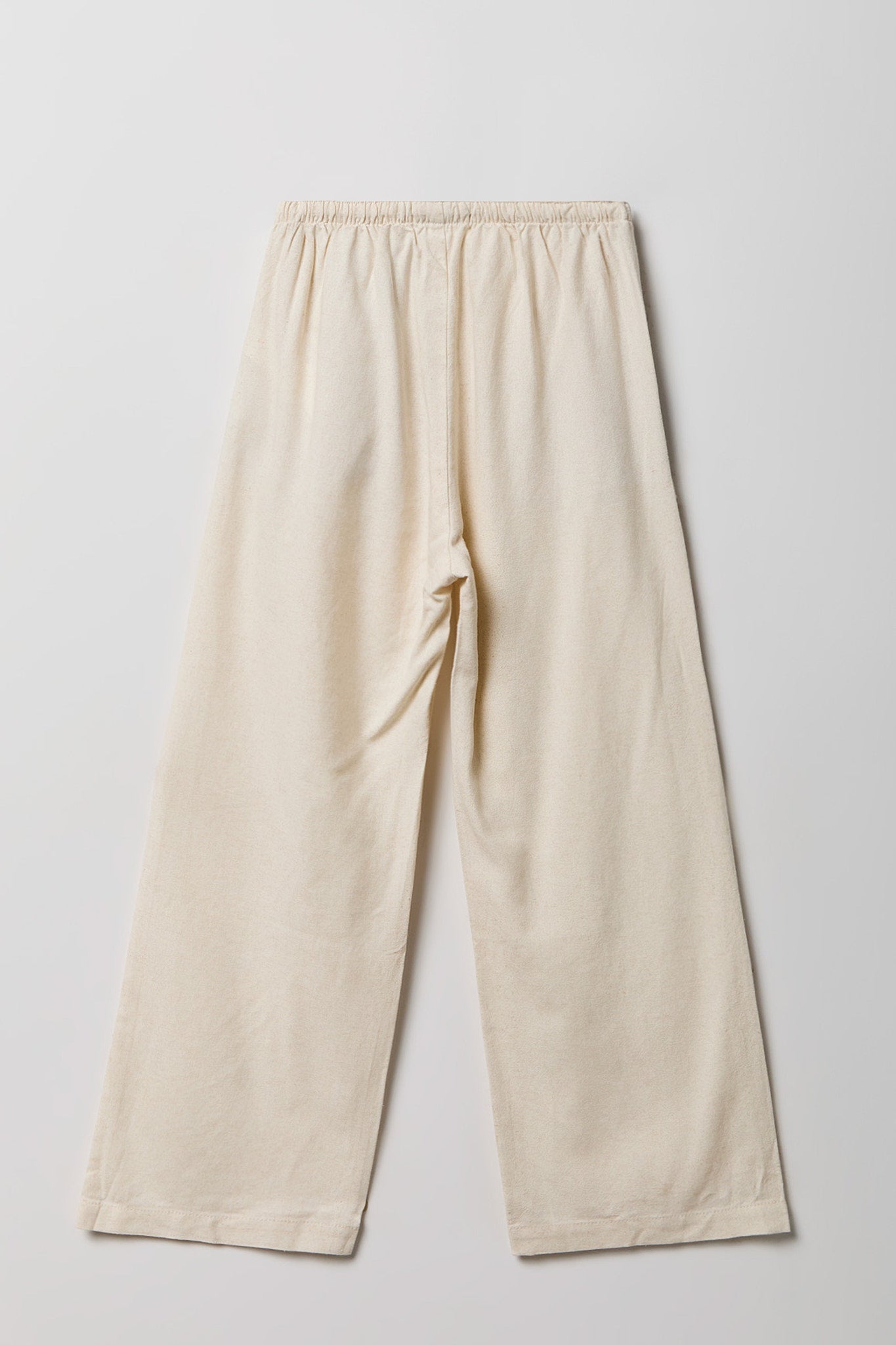 Girls Linen-Blend Wide Leg Pant